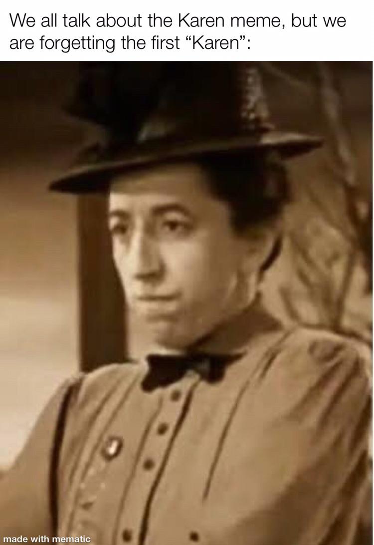 Miss Almira Gulch; the first of a now common kind. r/memes