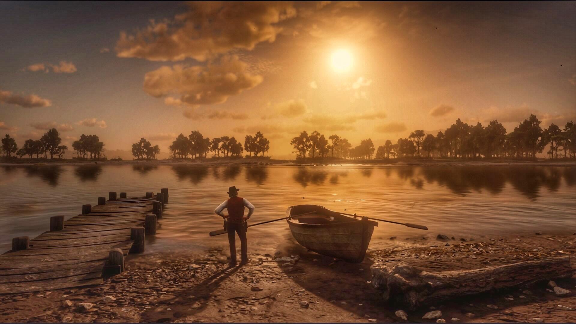 Cool photo I got of Dutch in Red Dead Redemption 2 r/gaming