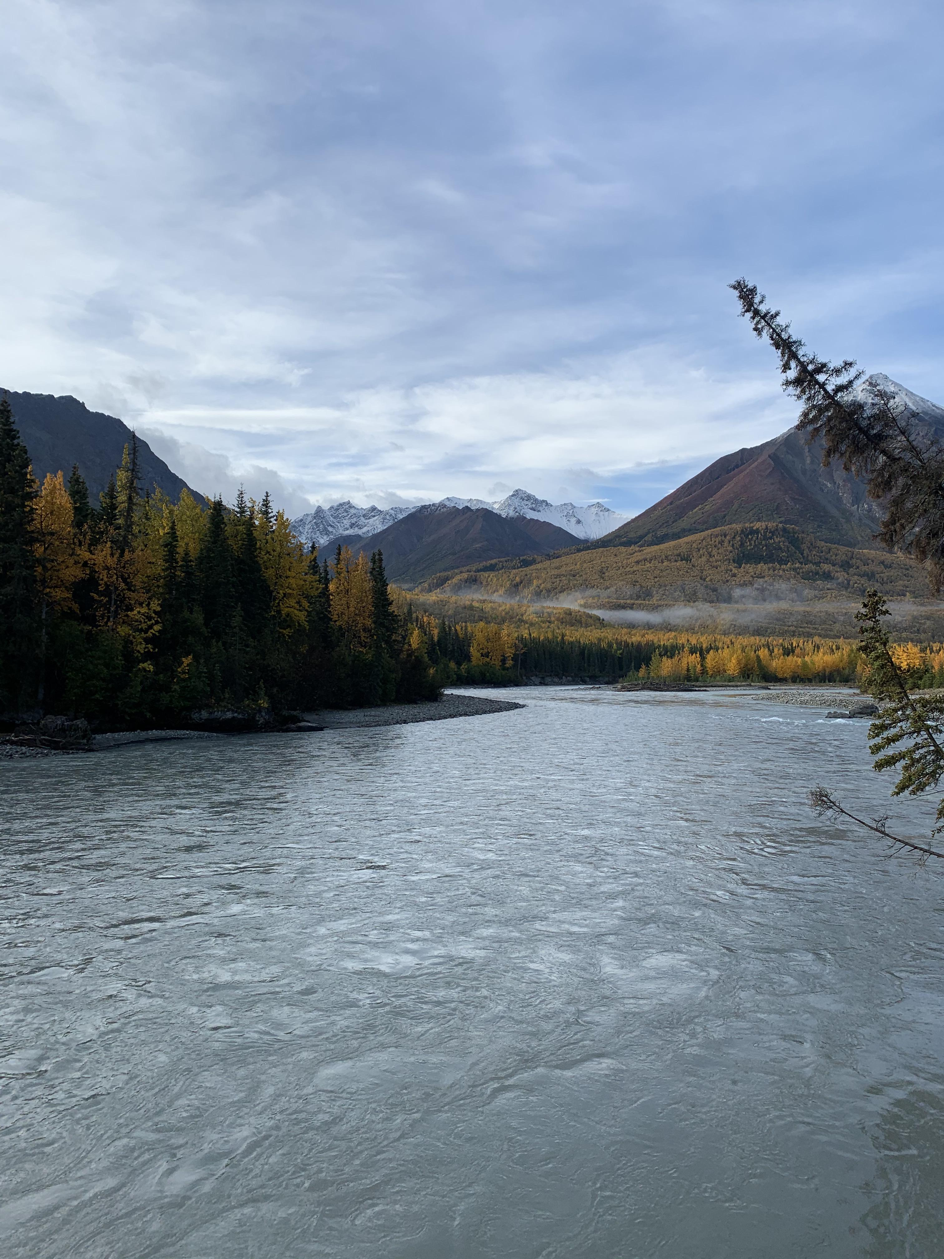 Time in Chickaloon Alaska. Fall 2020. We have ride a cable car across