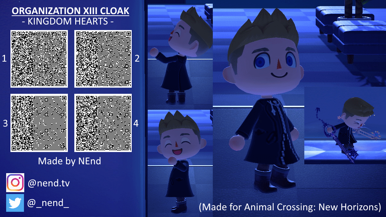 Animal Crossing Qr Codes Kingdom Hearts Sora