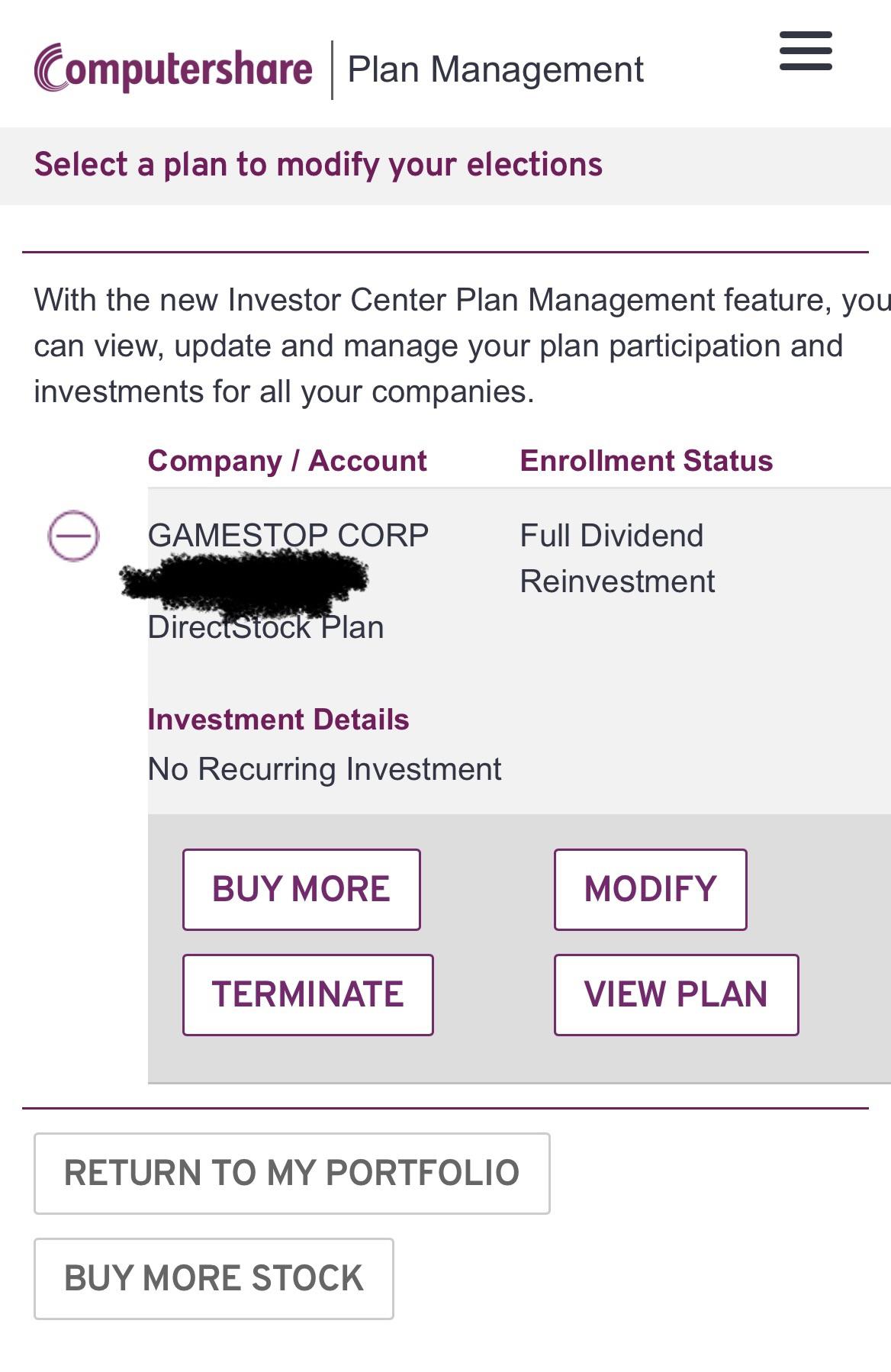 Going through my Computershare account, how would potential NFT