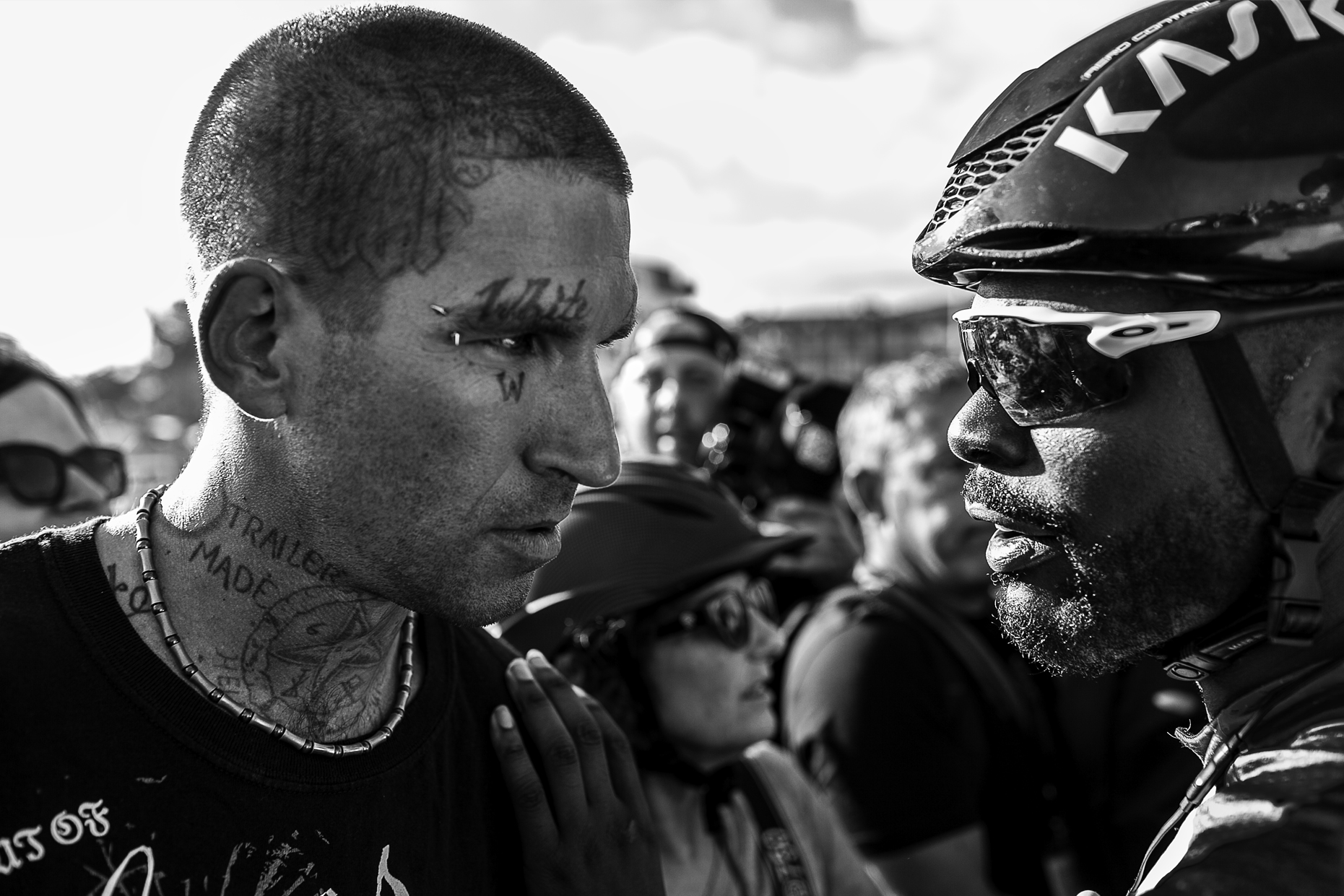 ITAP of a Trump supporter with white supremacist tattoos