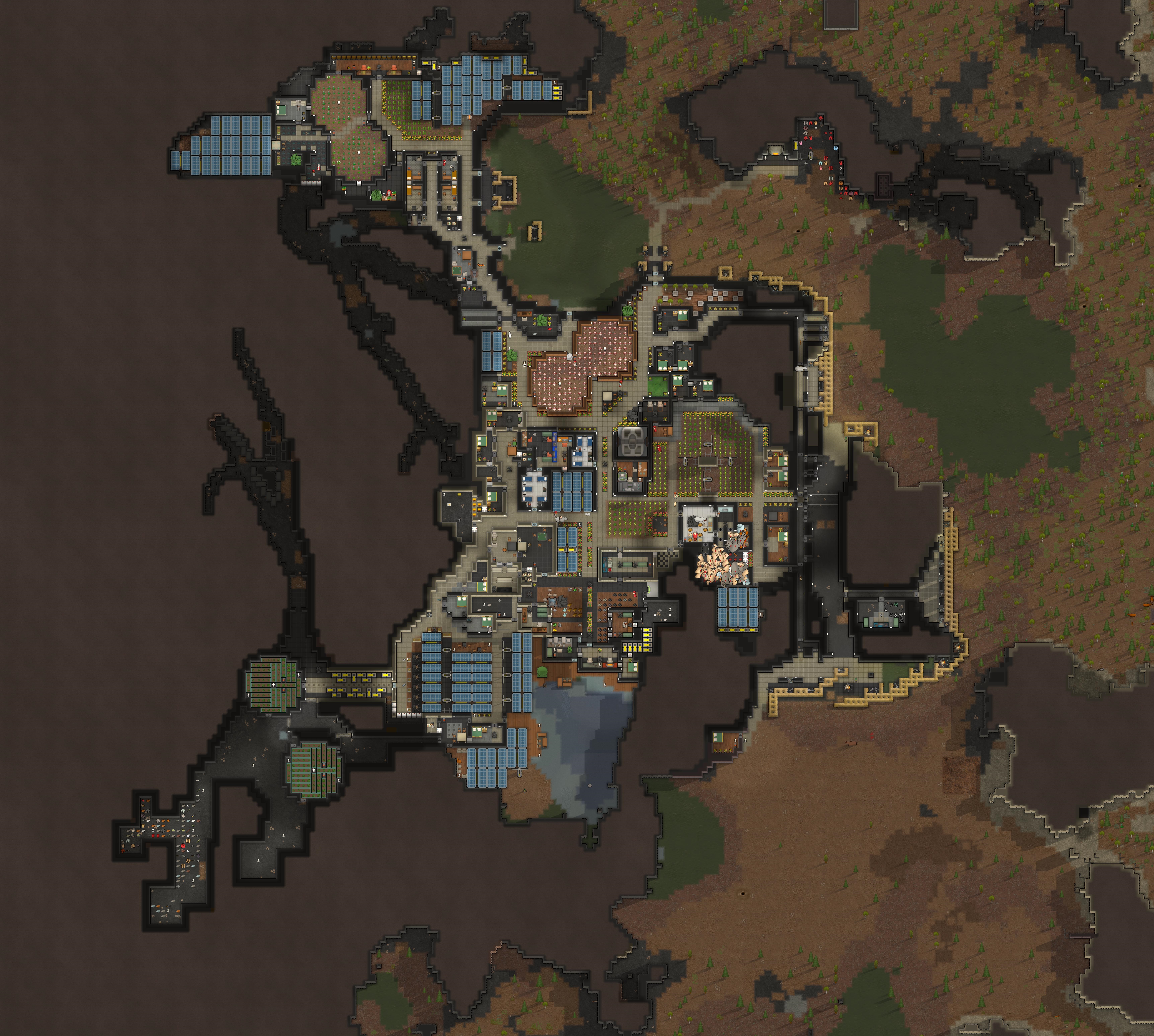 A place to live 3. My biggest colony yet. RimWorld