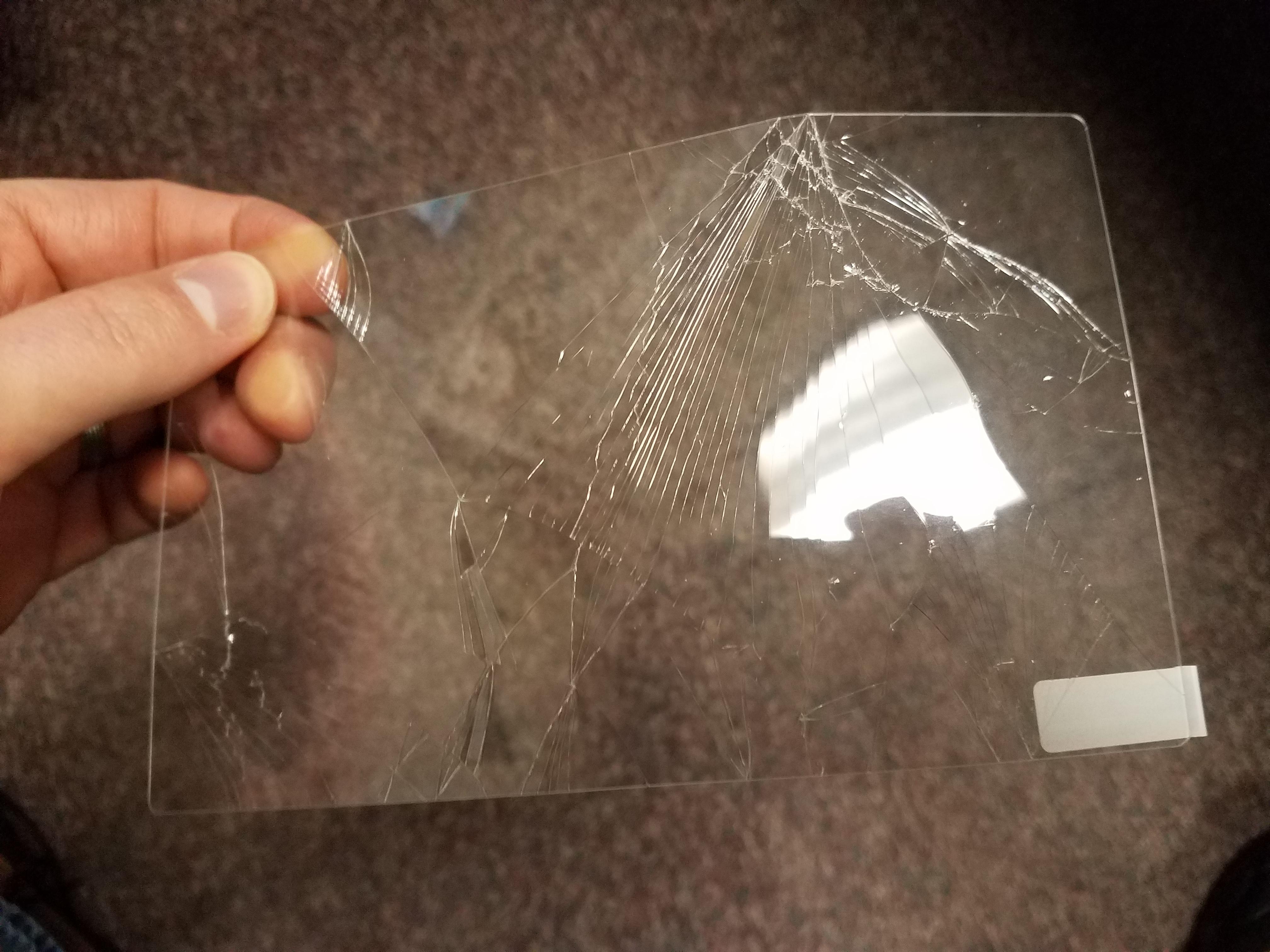 Amazon shipped a tempered glass screen protector in an envelope... What