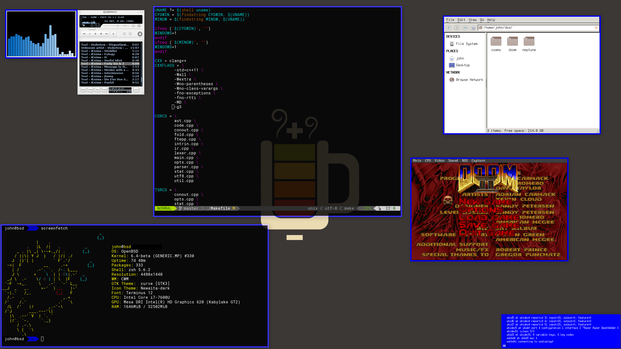 [cwm] My Humble OpenBSD current setup r/unixporn