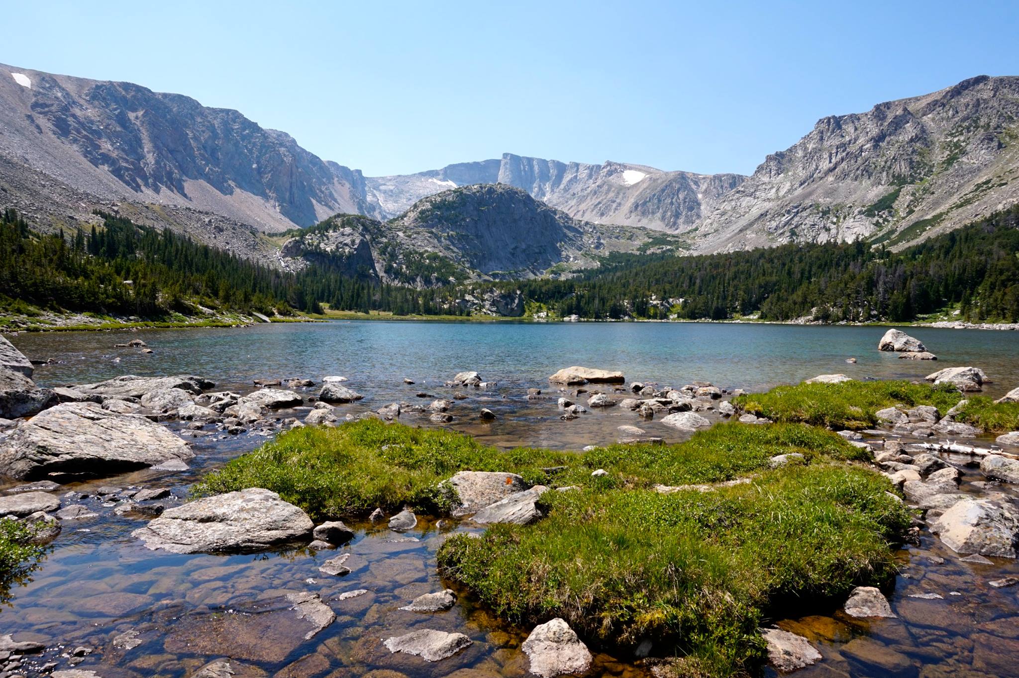 Timberline Lake, SW Montana (near Red Lodge) travel and rhum