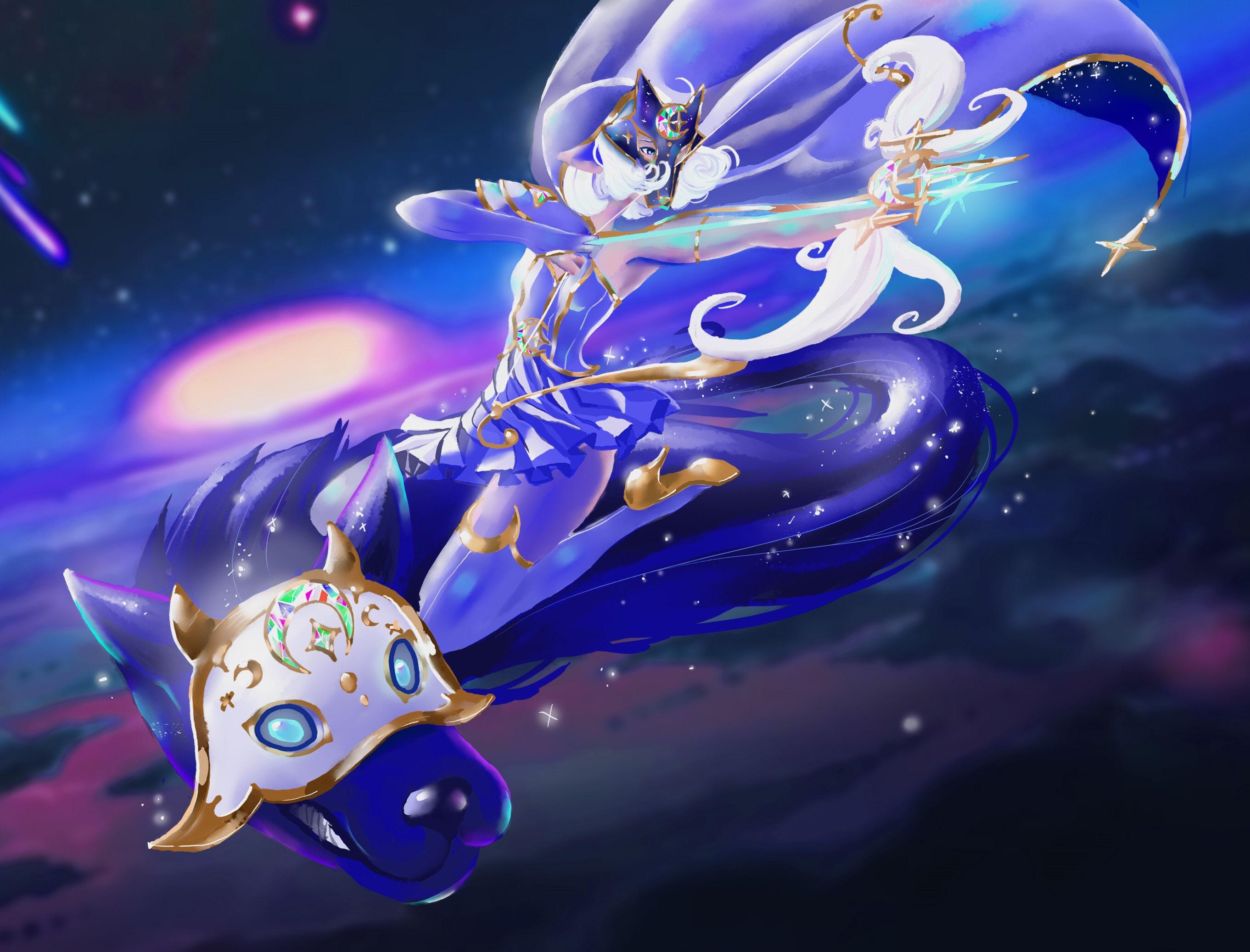My take on Star Guardian Kindred, until Riot creates an official skin