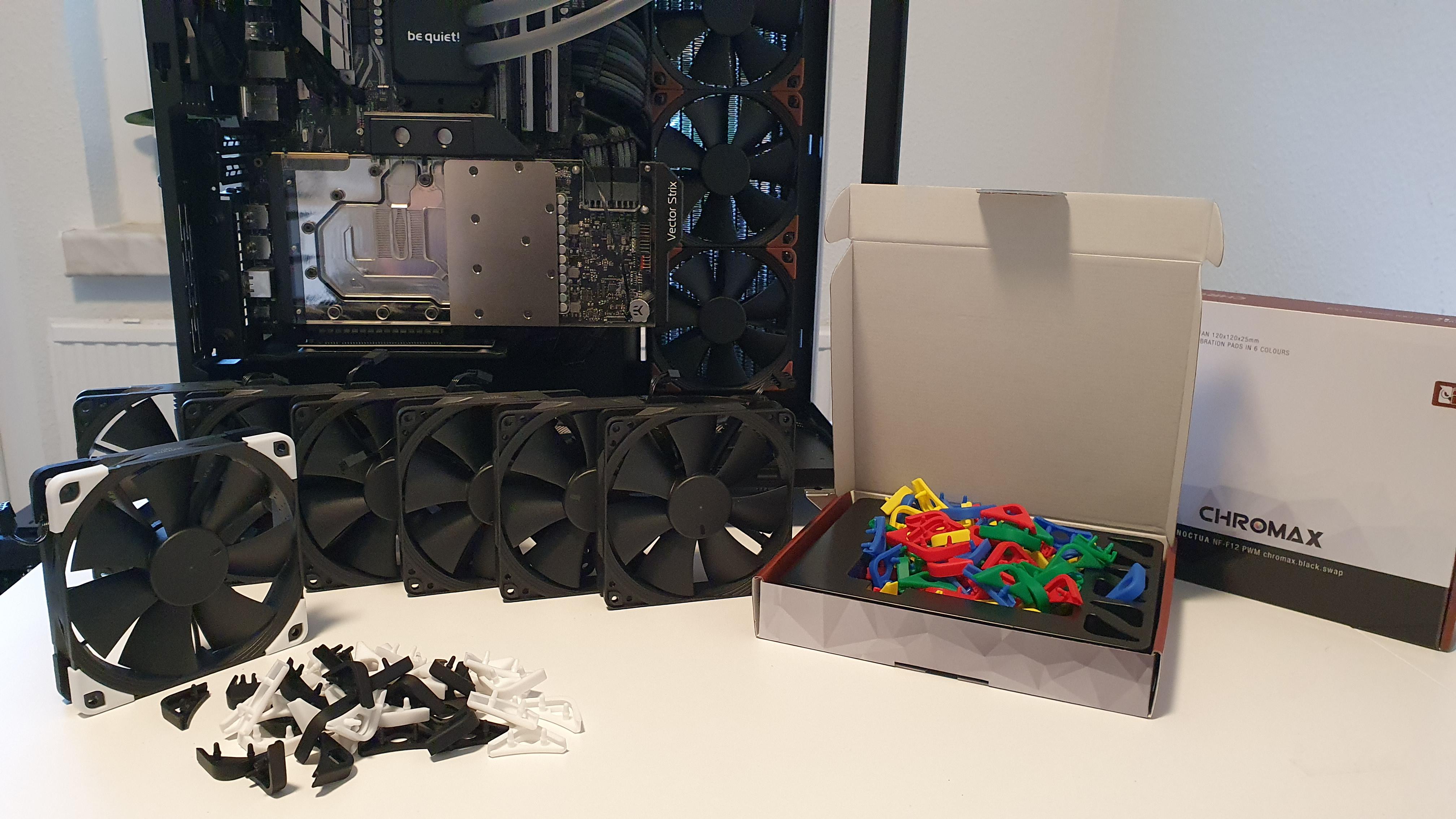 My noctua fans for an watercooling build arrived r/pcmasterrace