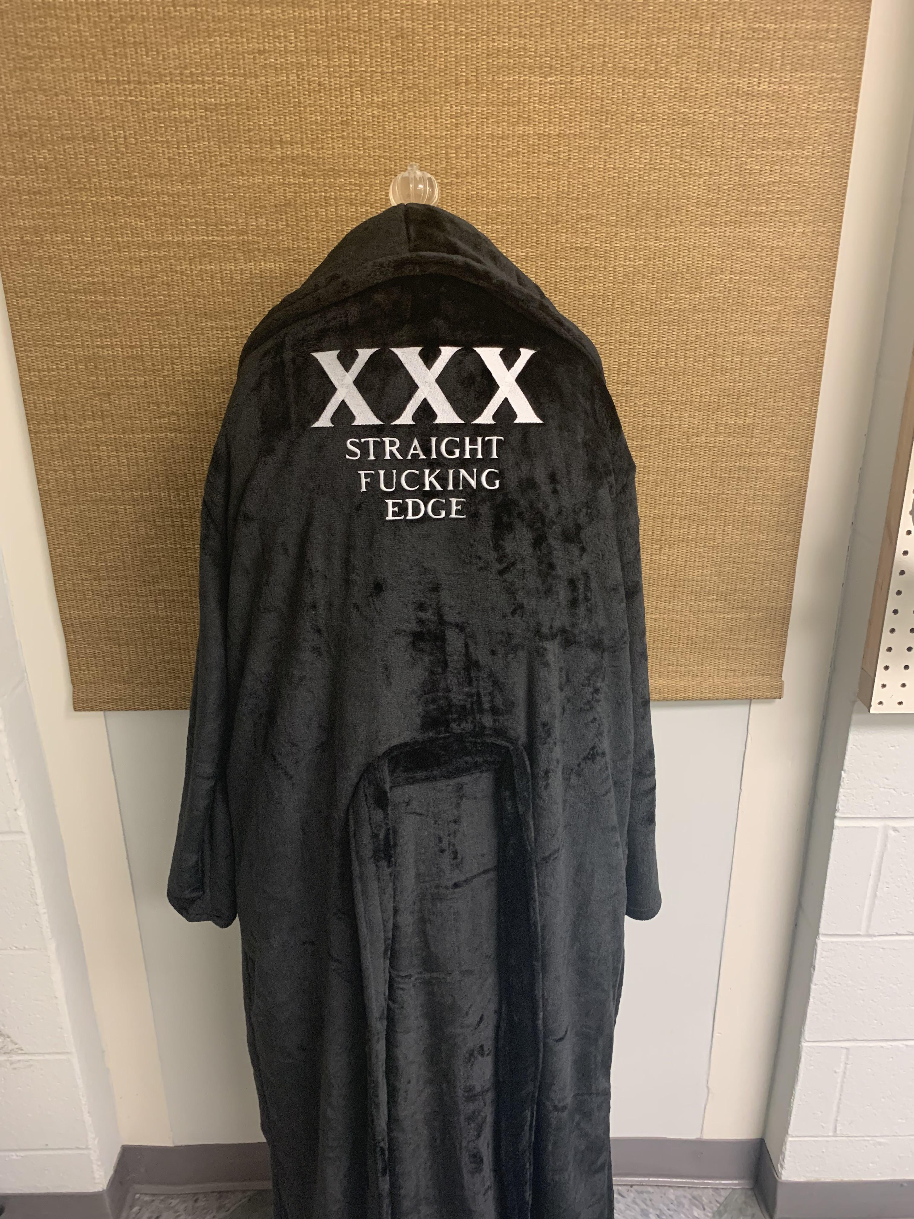 I work at a linen goods warehouse and had our embroidery guy make me