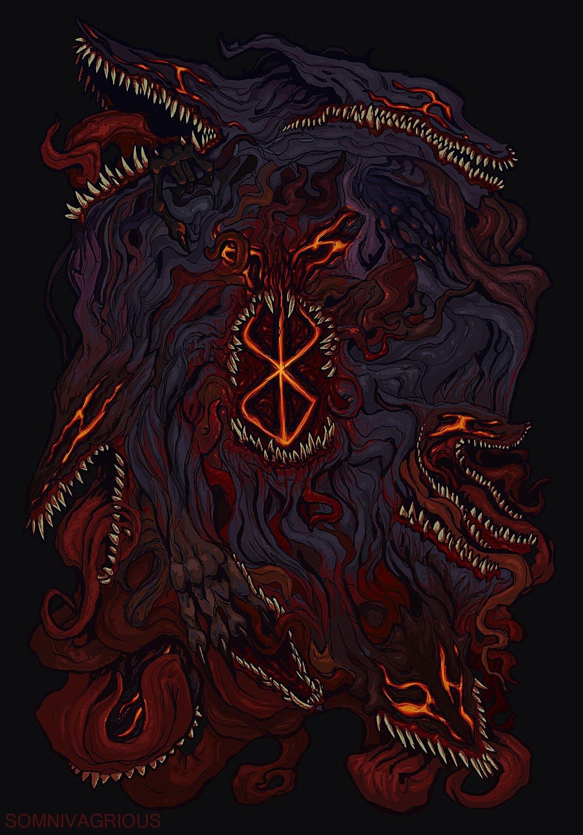 Beast of Darkness fan art by somnivagrious Berserk