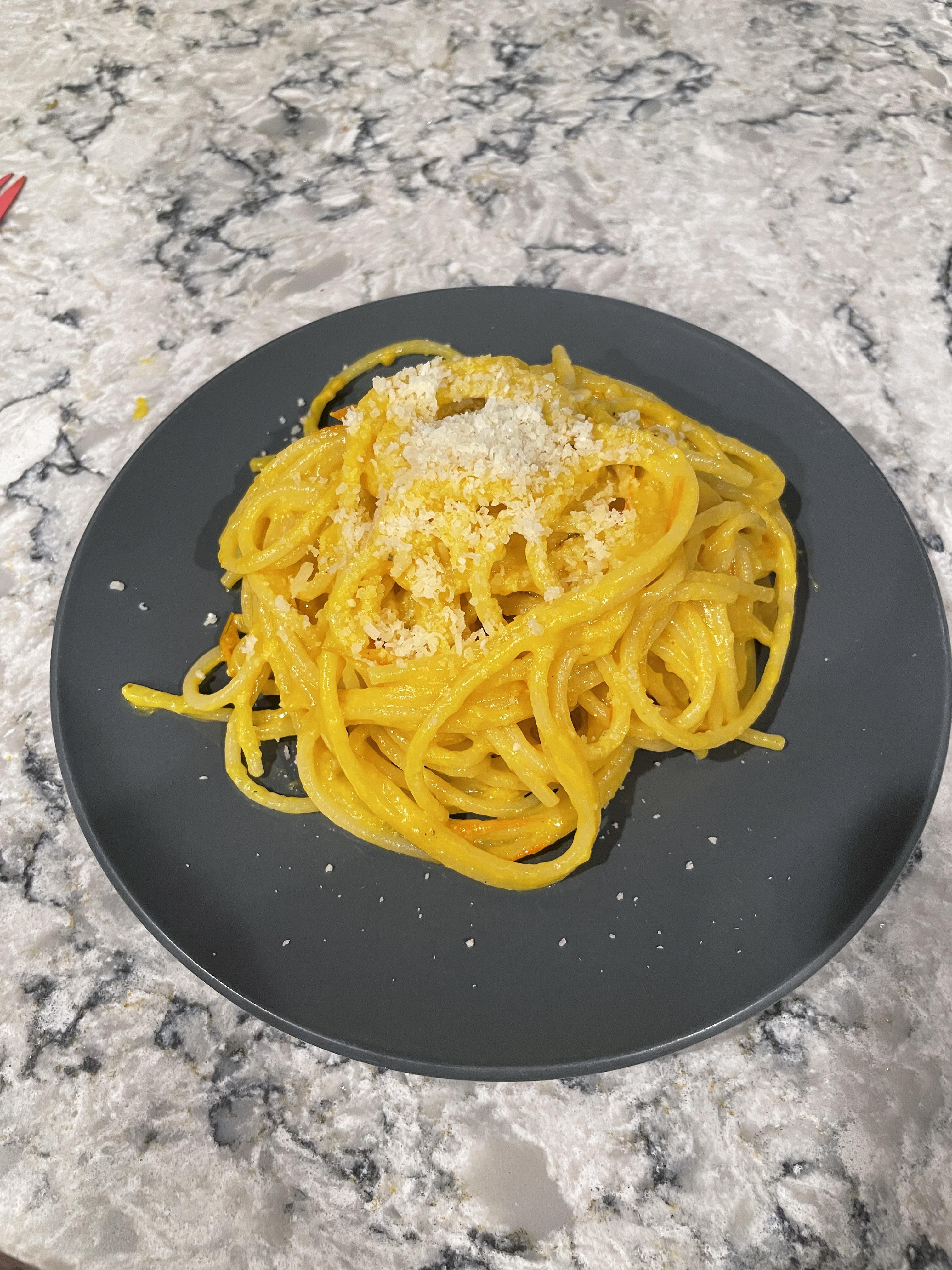 Roasted cherry tomato sauce spaghetti!!! r/pasta