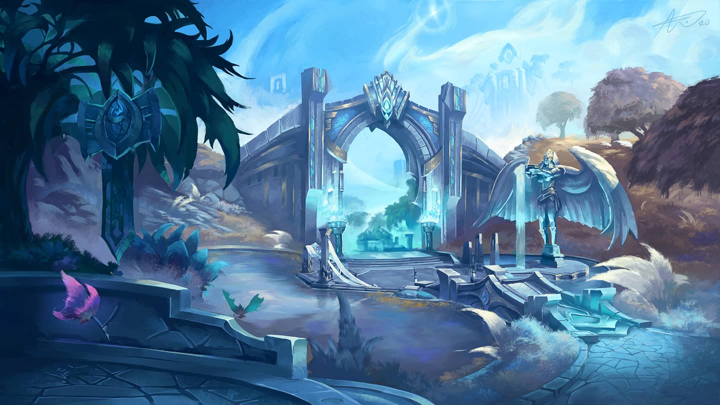 Bastion Fanart by me (Forange). r/wow