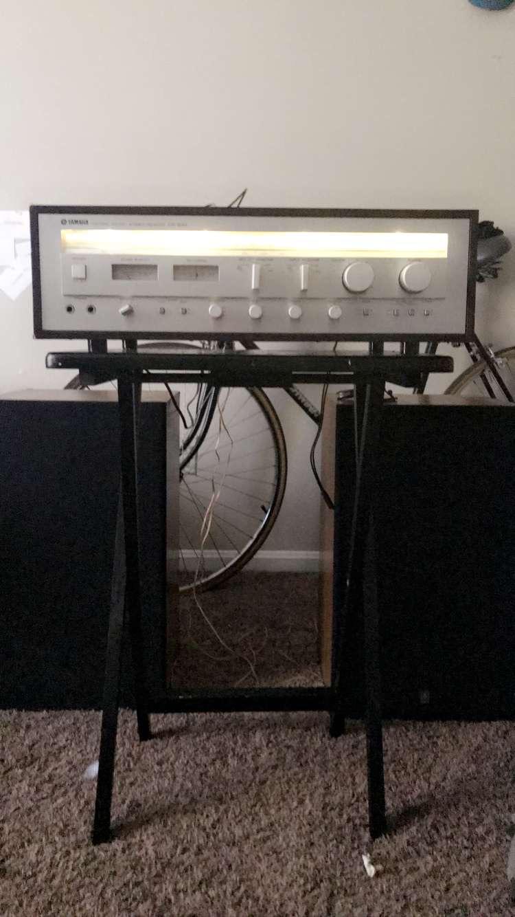 My dad’s 1977 Yamaha CR640 Natural Sound he gave me a while back. Sounds absolutely amazing