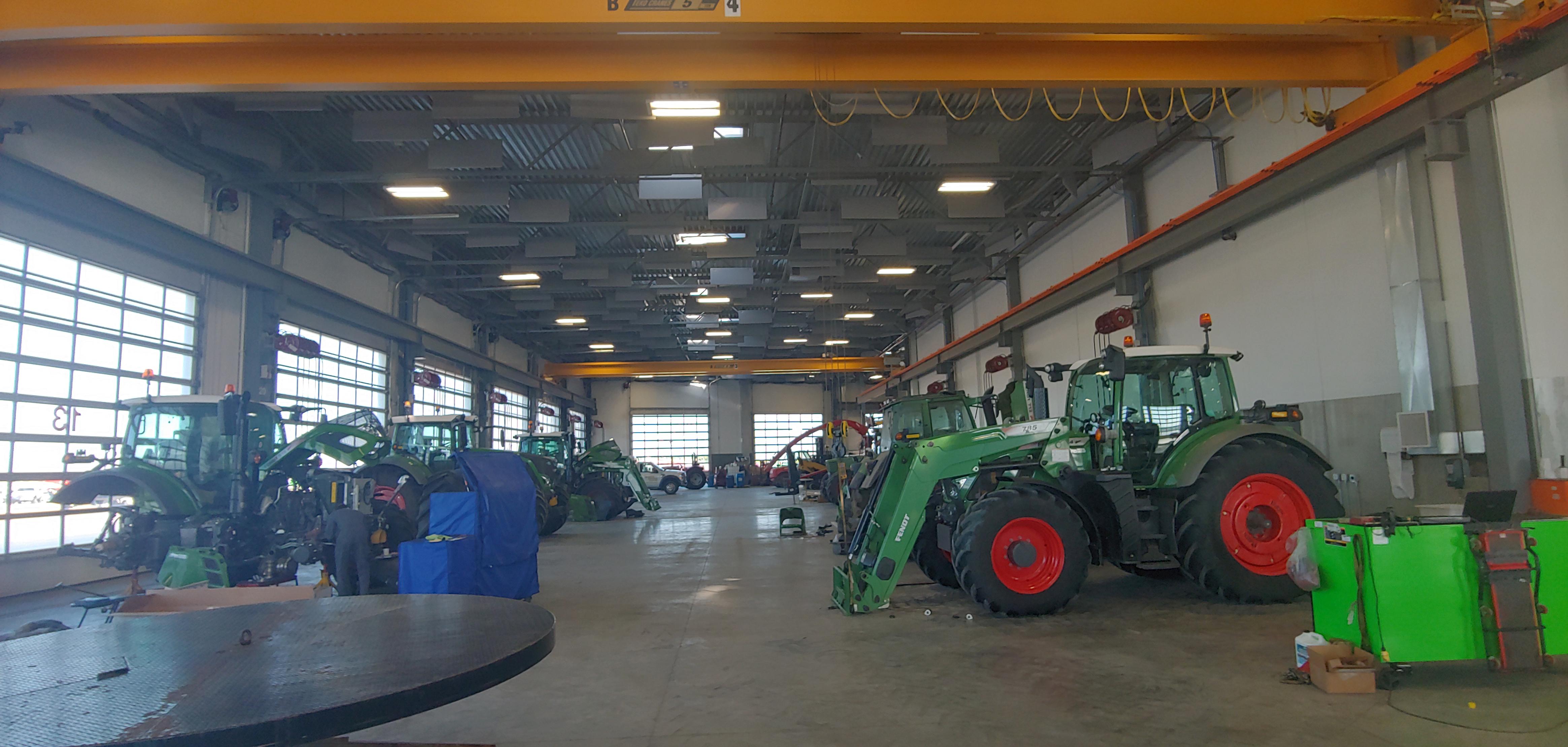 Another Monday! This is one wing of the shop I work at. We got 25