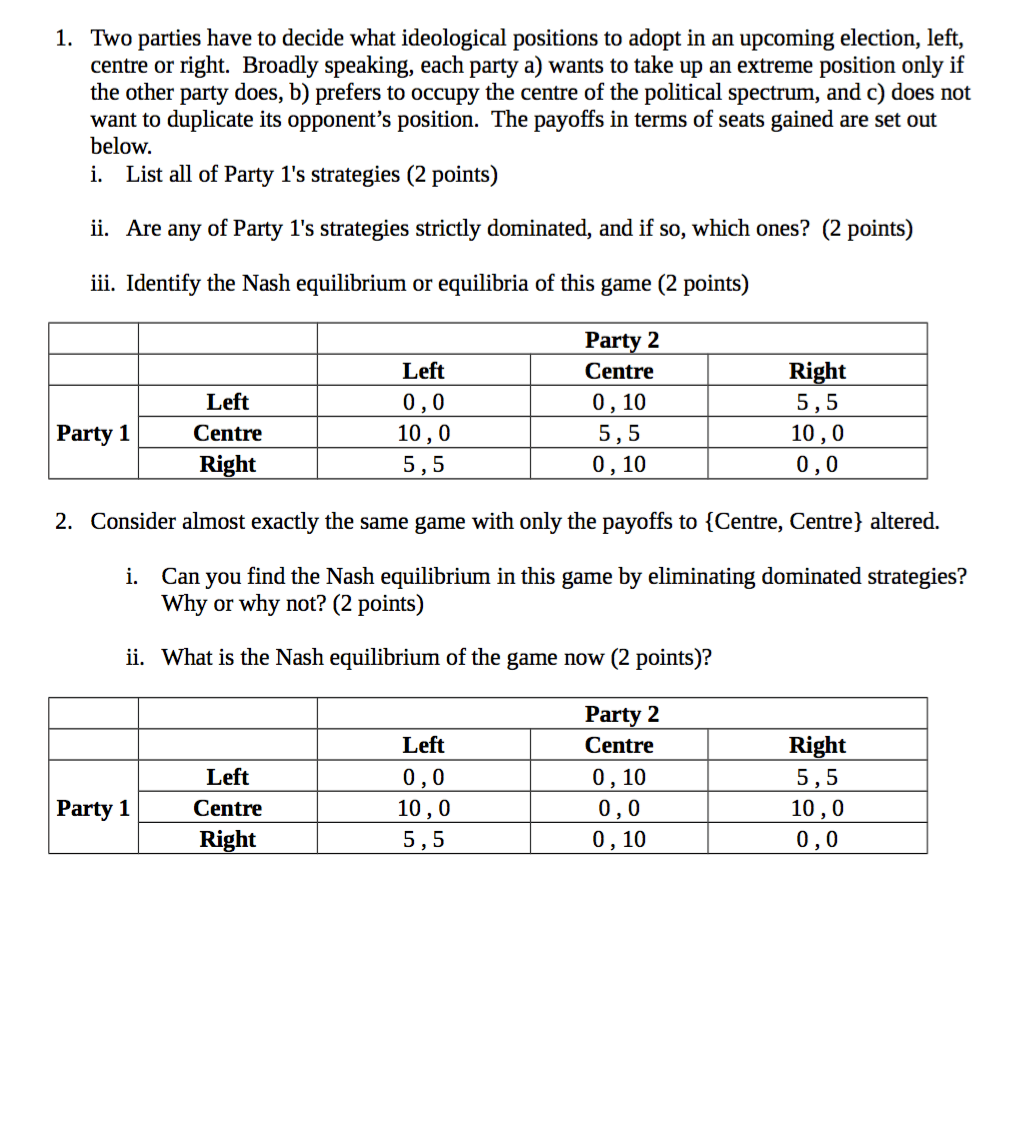 How To Find Nash Equilibrium 3x3
