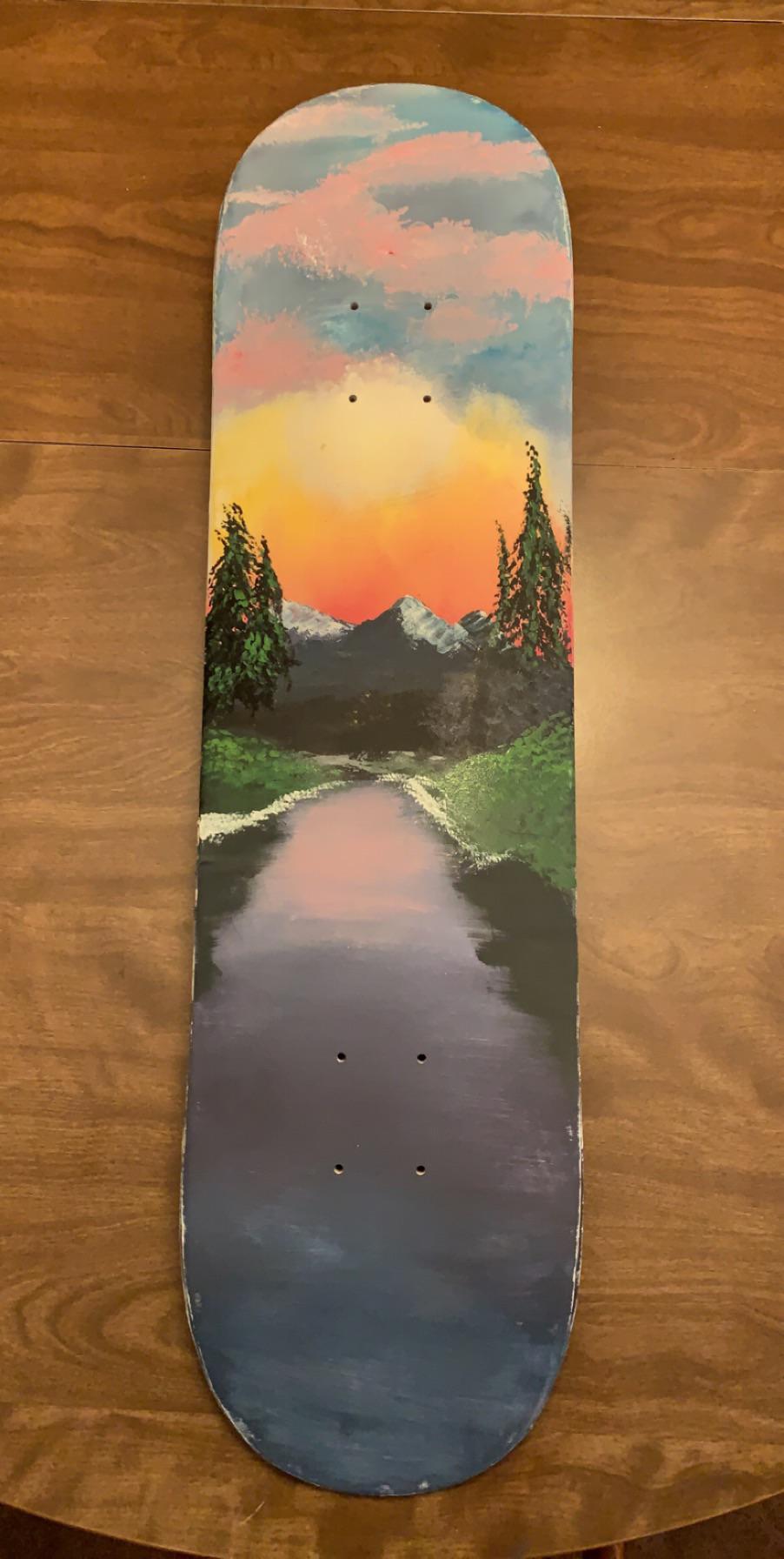 Bob Ross skateboard deck! bobross