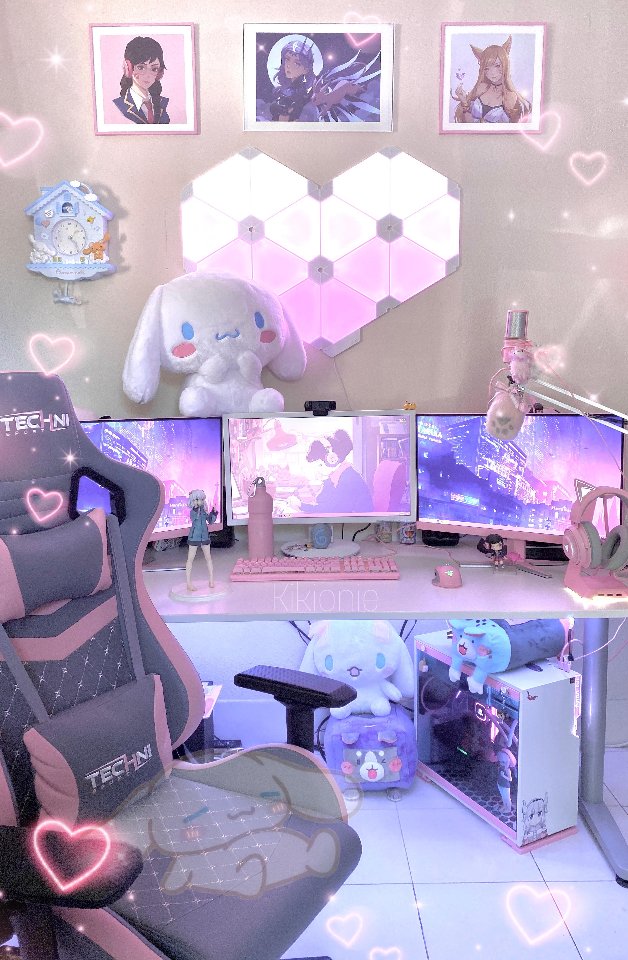Kawaii Gaming Setup Accessories UnbeatableWallpaper