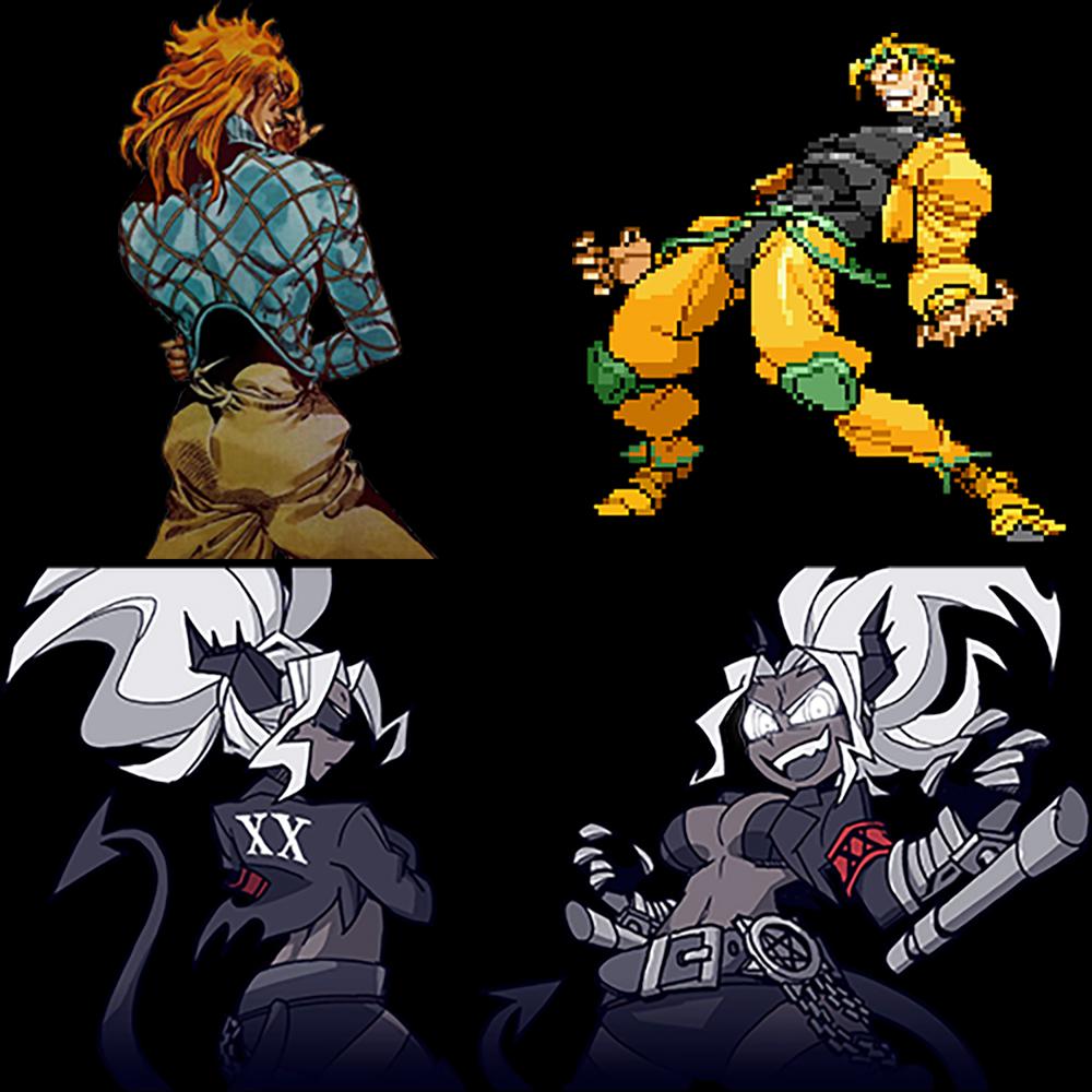 Every jojo reference from DanaOHarah's Judgement sprites r/Helltaker