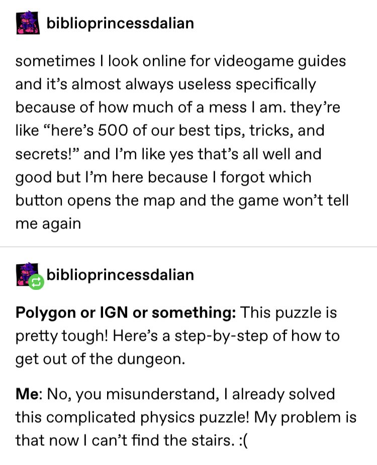 I got so sidetracked I can't remember what to do for the main quest / r/CuratedTumblr