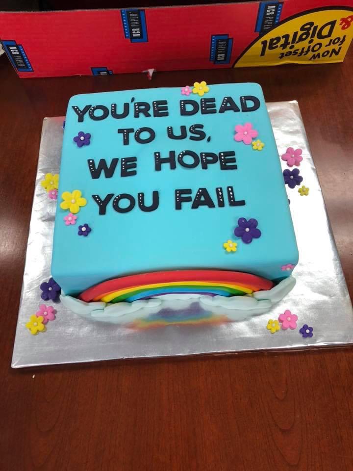 The best quitting your job cake ever r/funny
