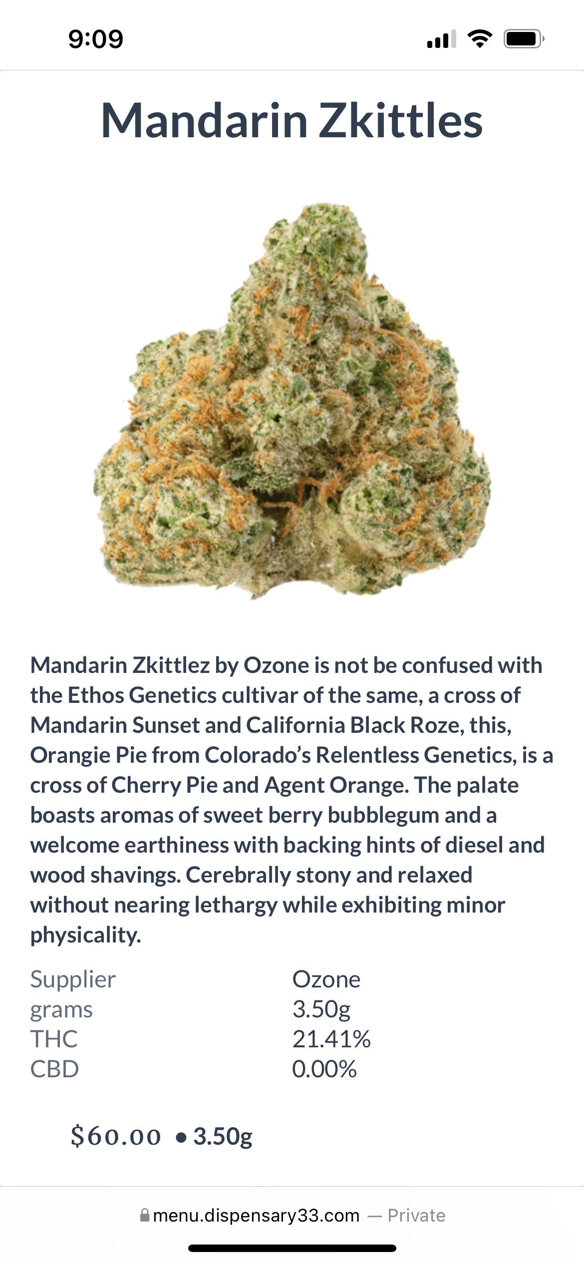 Mandarin Zikittles Ozone any try? r/ILTrees