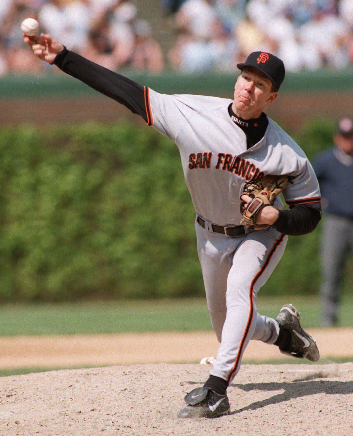 Giants legend Orel Hershiser baseball