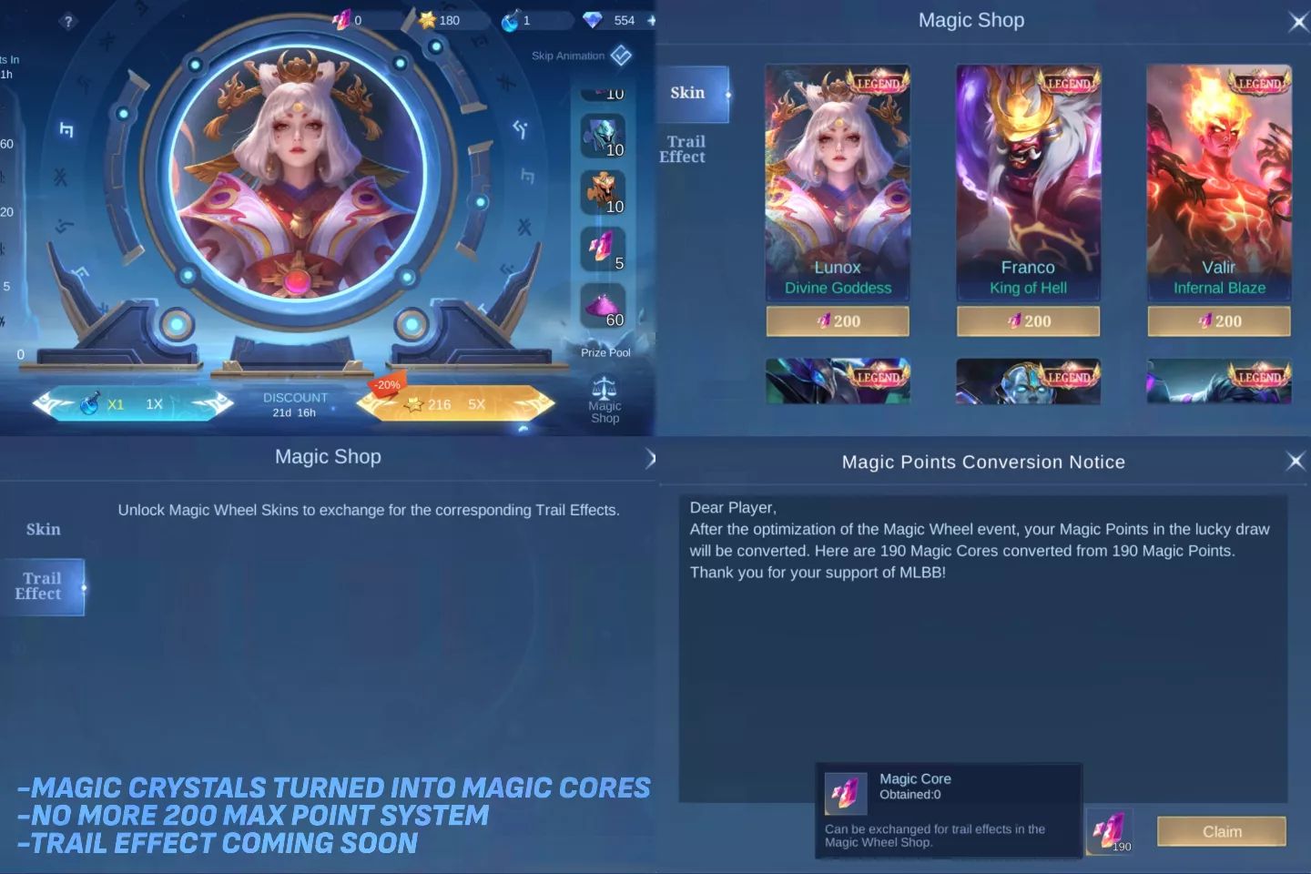 Updated Magic Wheel System and Shop r/MobileLegendsGame