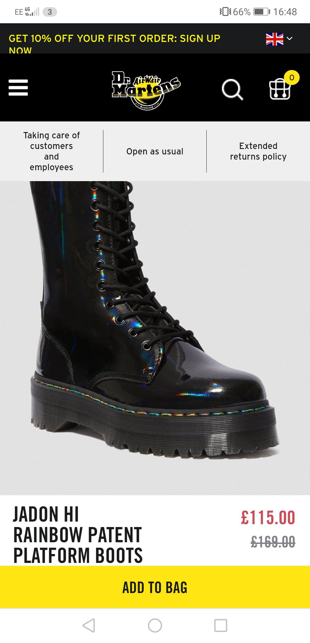 Advice needed! I bought the pair of doc martens shown below, they