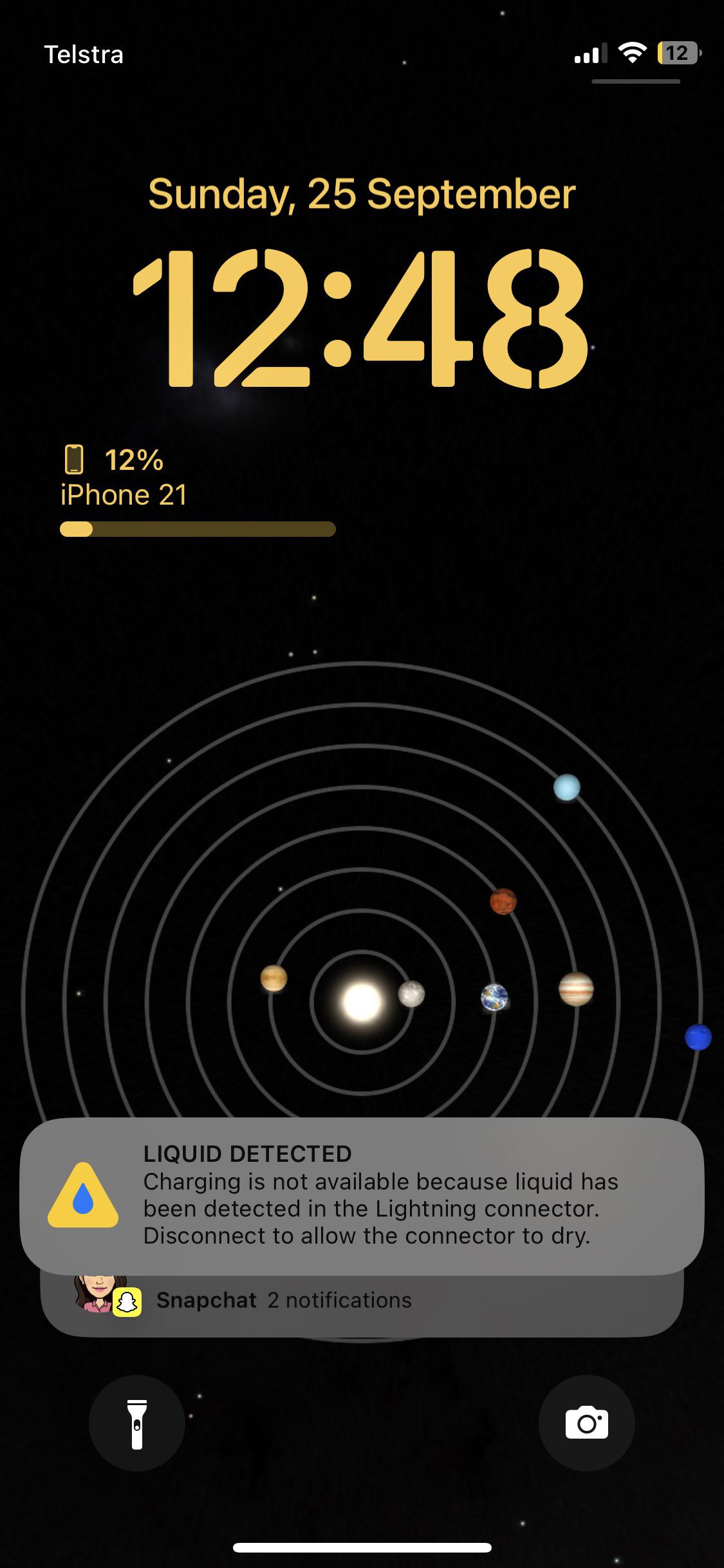 Has anyone else got this notification? I checked the cable and the port