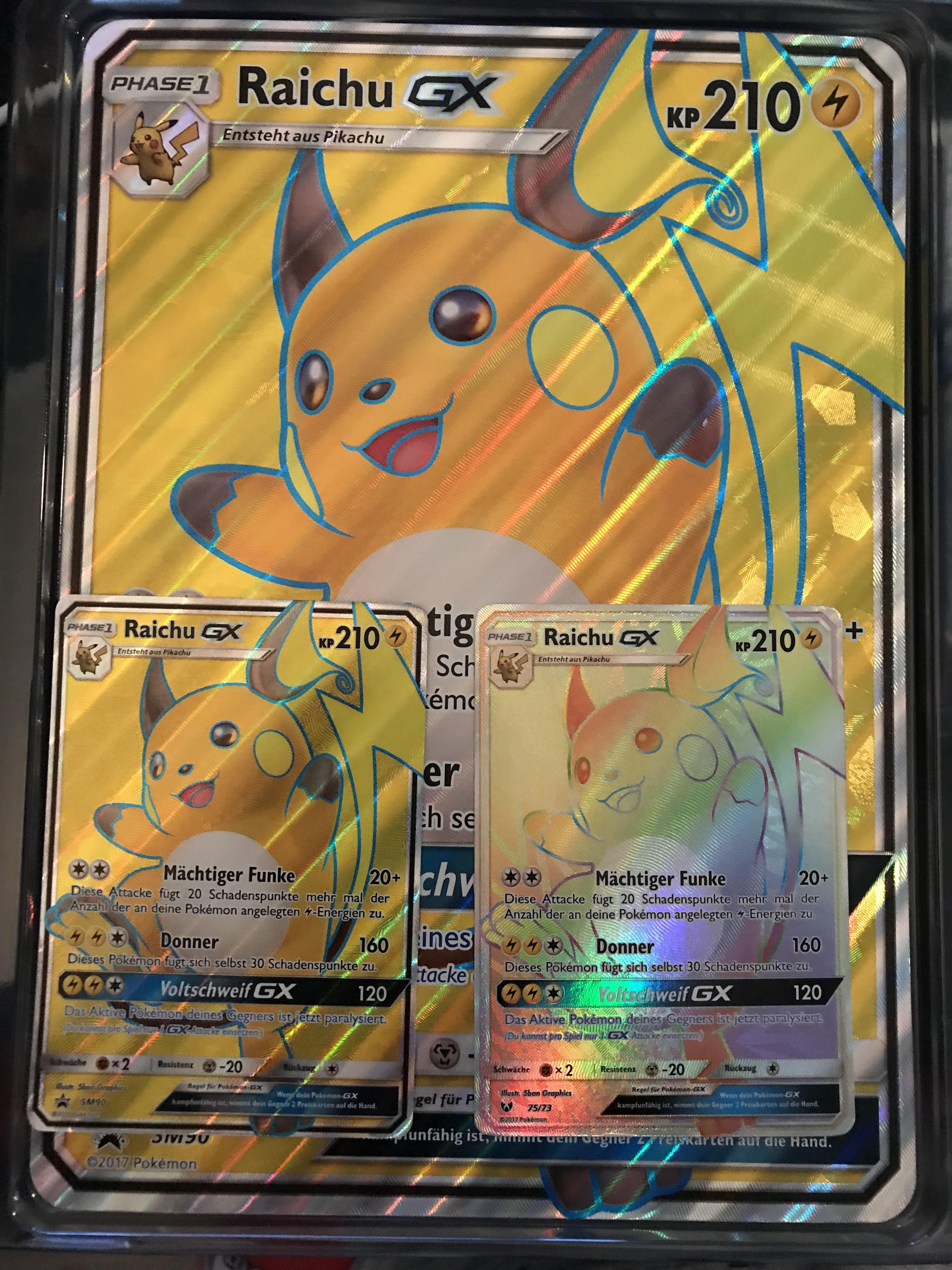 Got myself the Raichu GX box today and in one of the boosters included