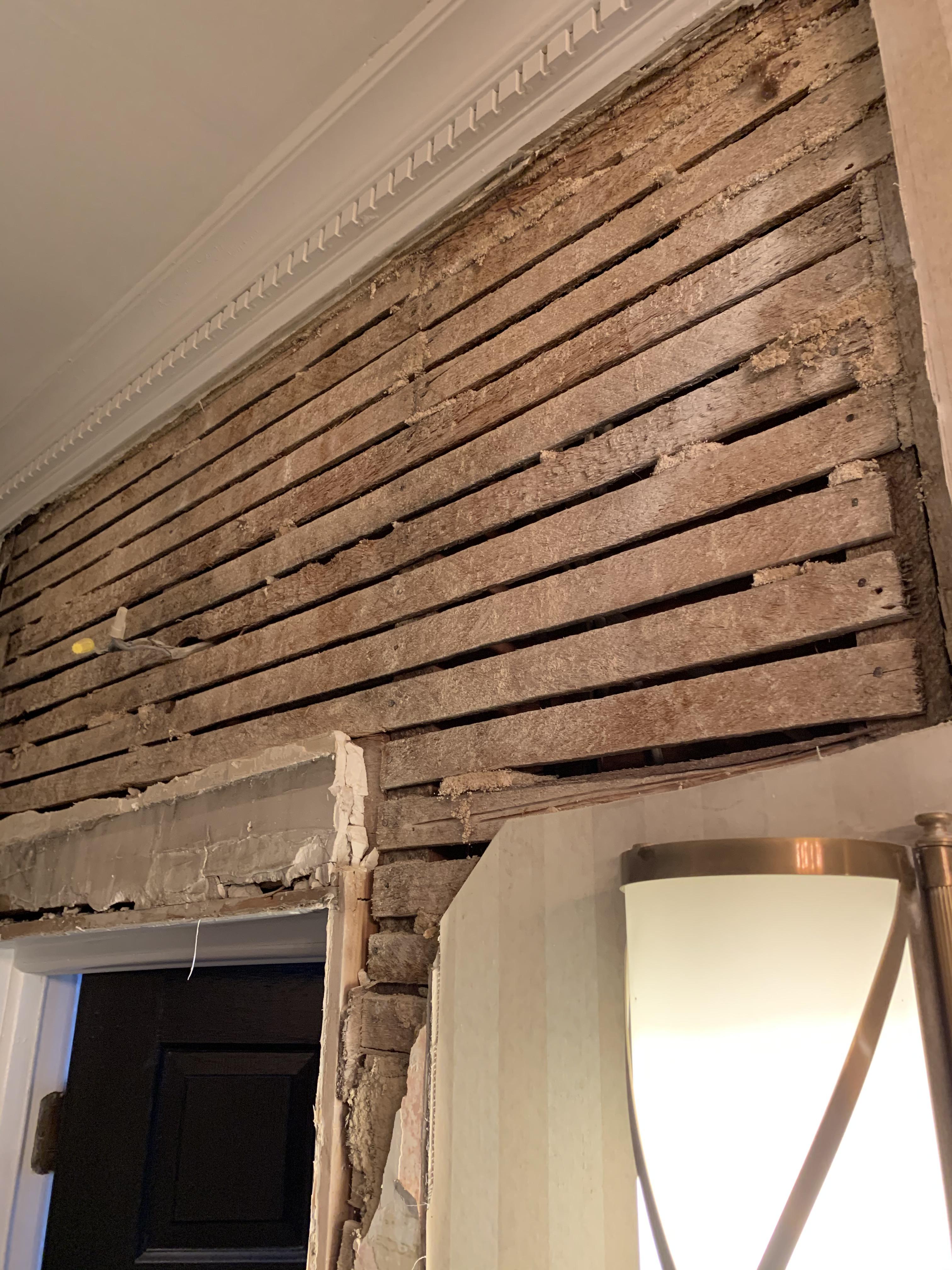 I work at a hotel built in the 1880’s, this wood lining is 140 years