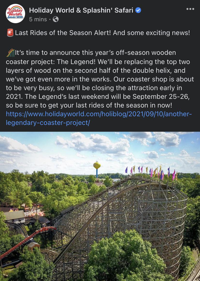 595 best Holiday World images on Pholder Rollercoasters, Walt Disney