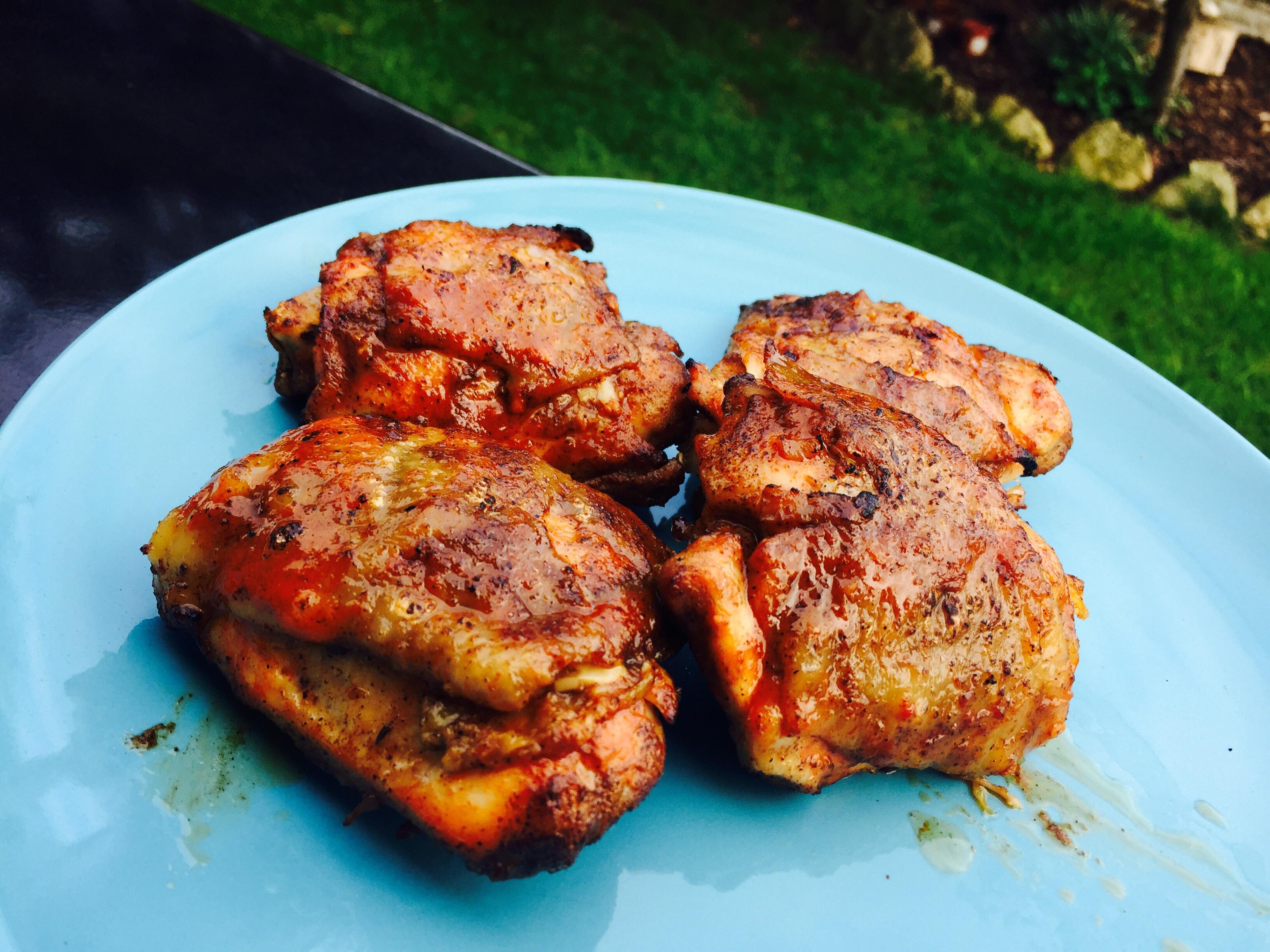 Louisiana chicken thighs. r/BBQ