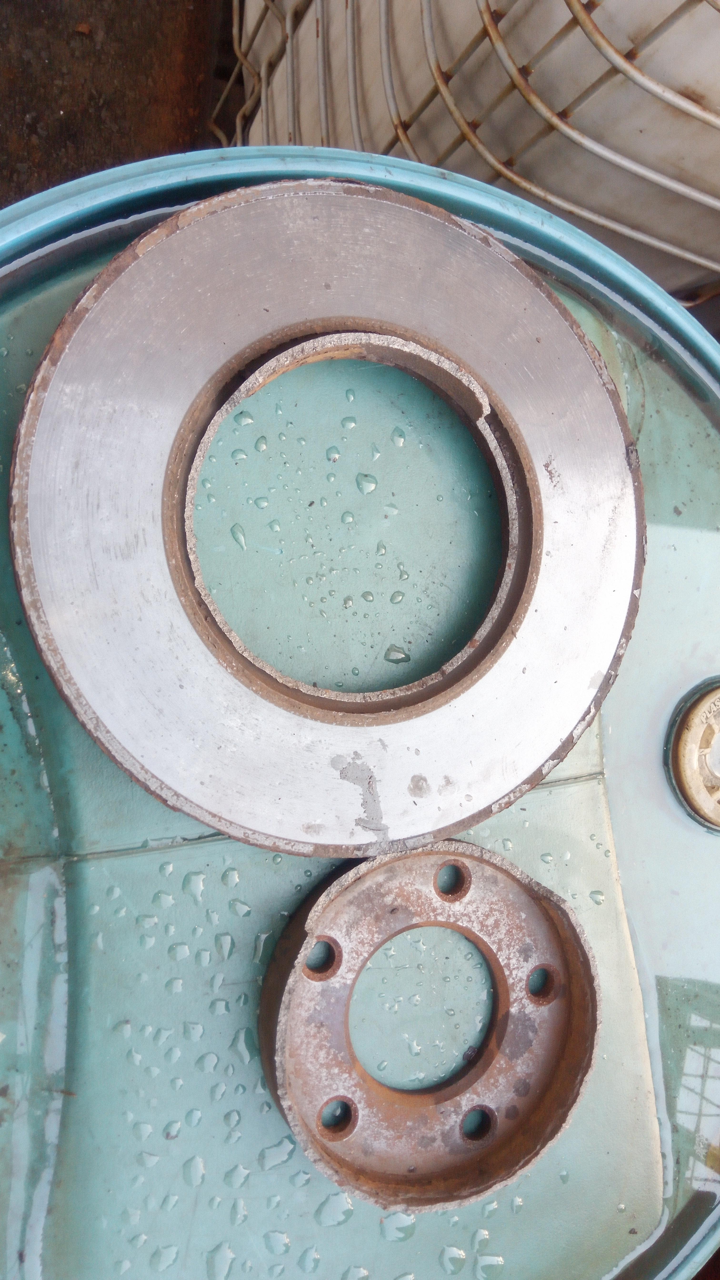 C/S wheel locking up and grinding sound when braking. r