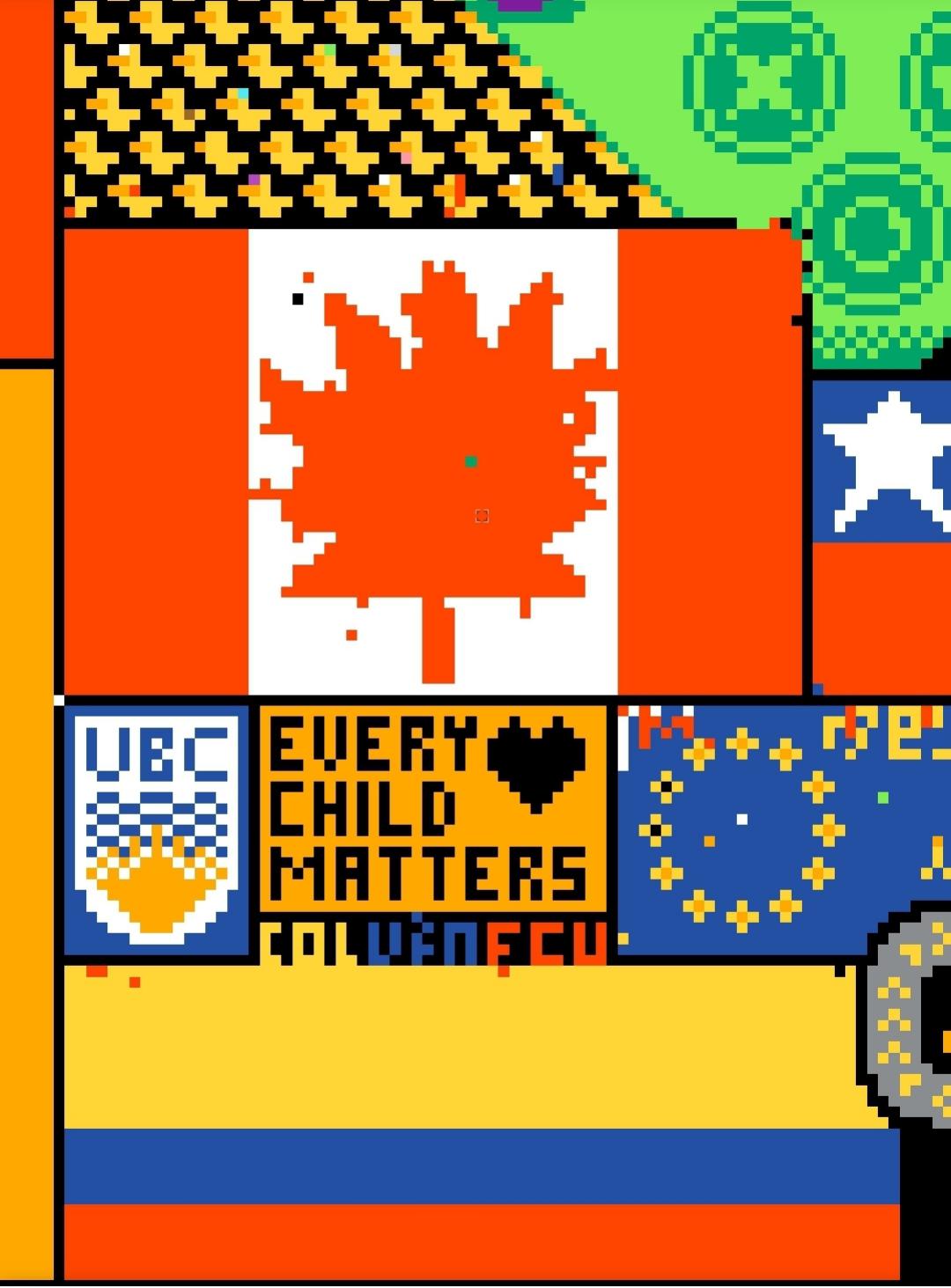 a very special Canadian flag place