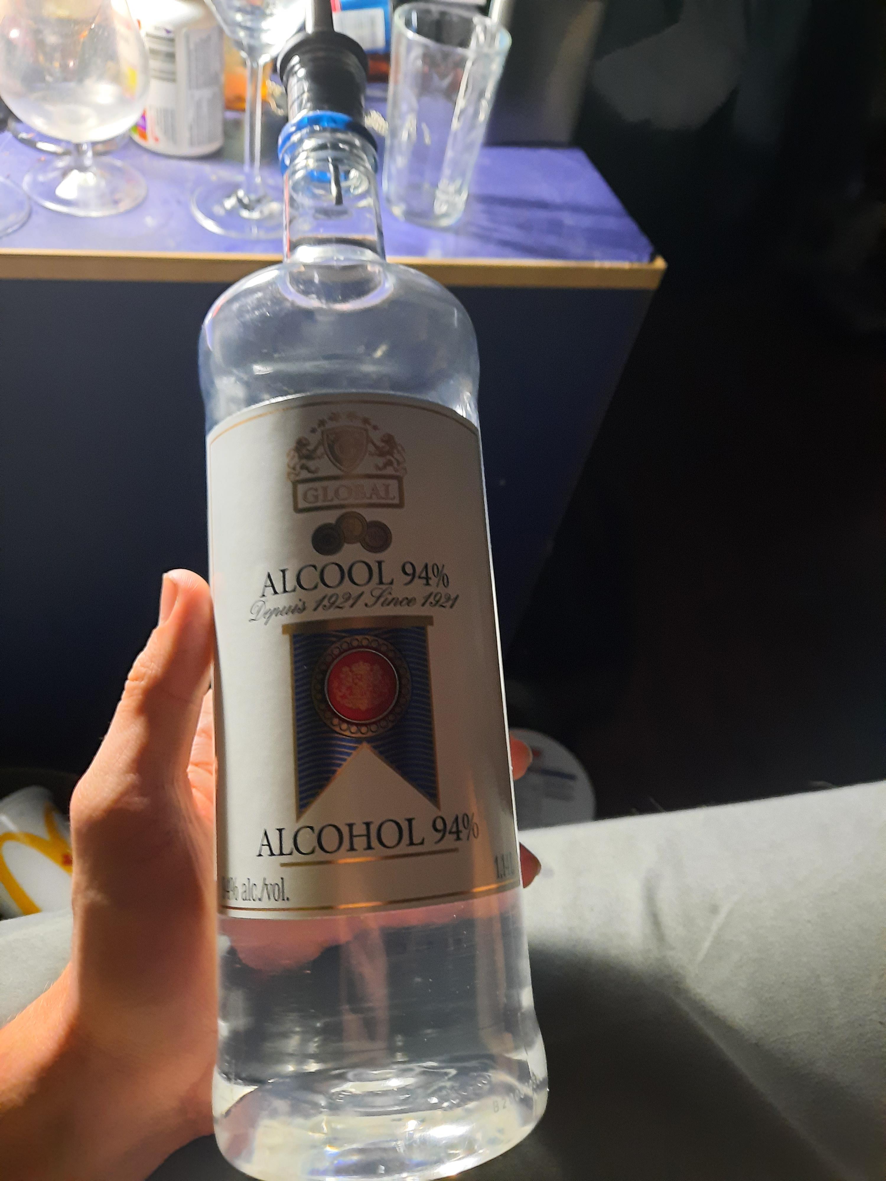 It's not a good idea to drink pure alcohol straight, but it makes one hell of a vicious "martini