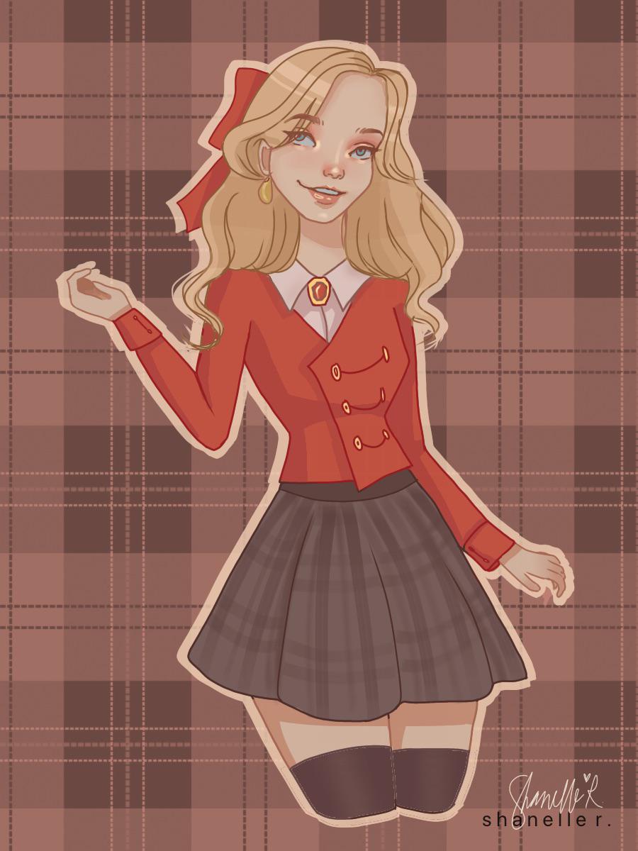 heather chandler fan art by me )) r/heathersmusical
