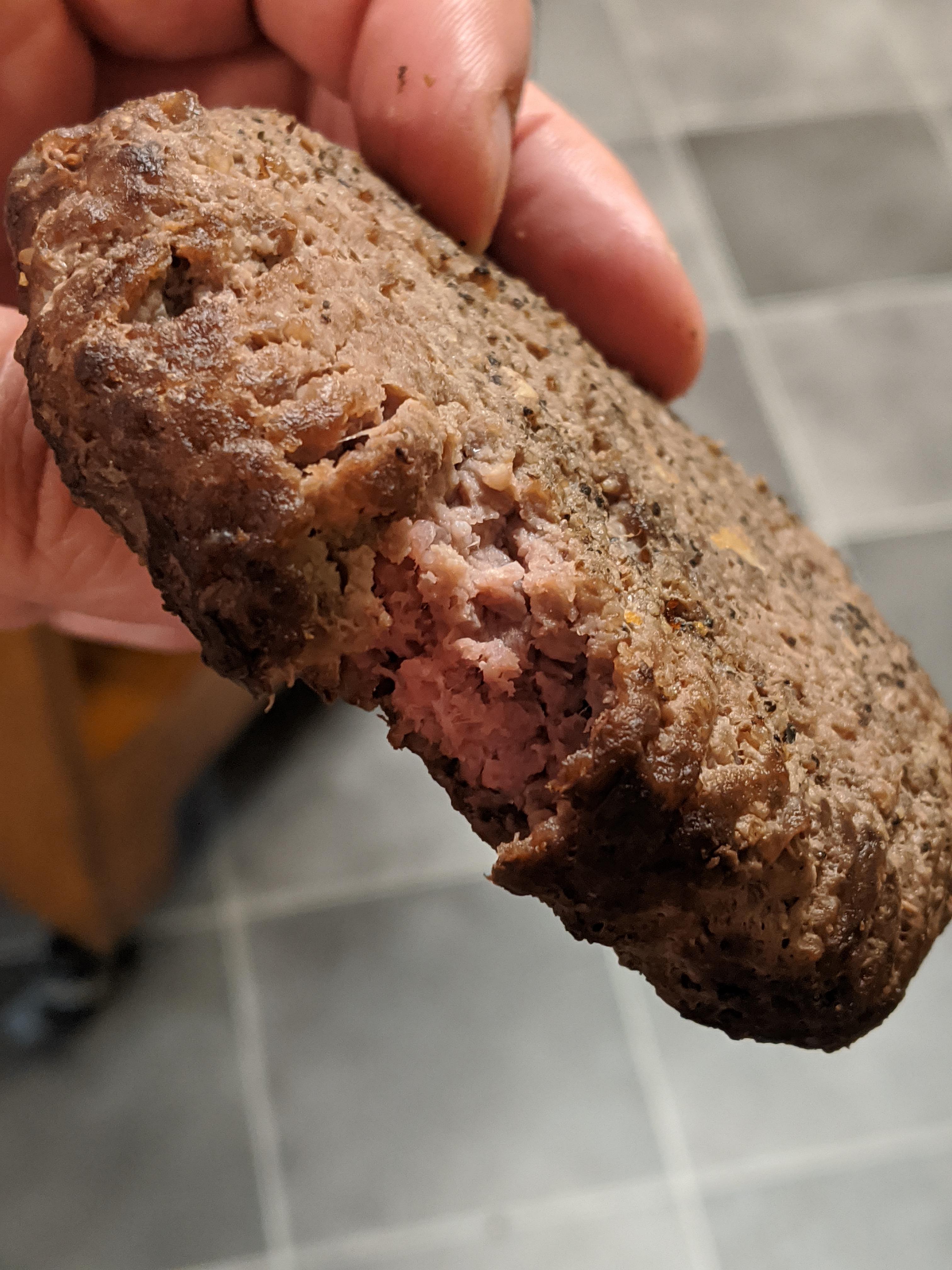 Deepfried half pound burgers that were sousvide at 137° F, then