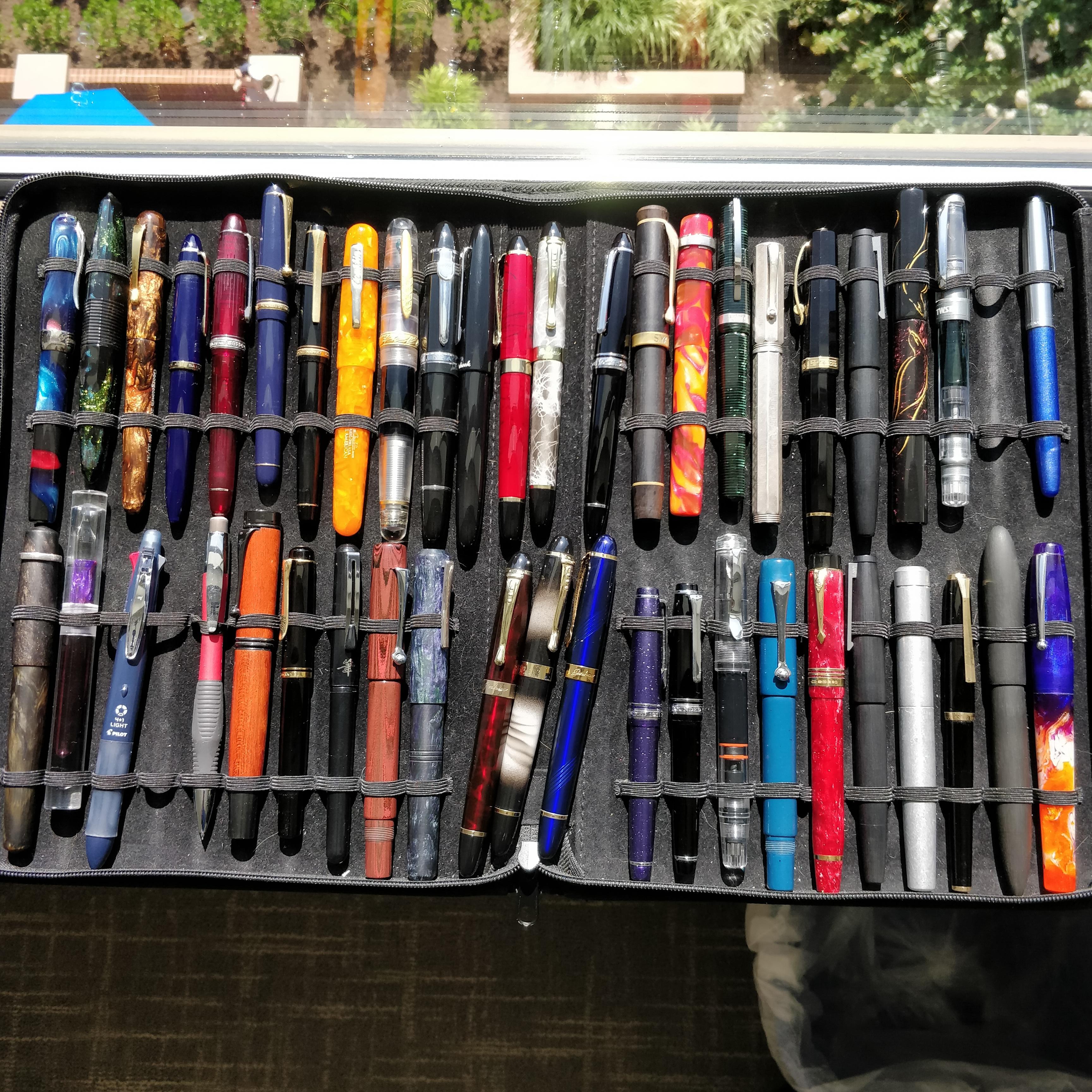 My set of daily carry pens might be a little excessive. Ignore the 3 non fountain pens. r