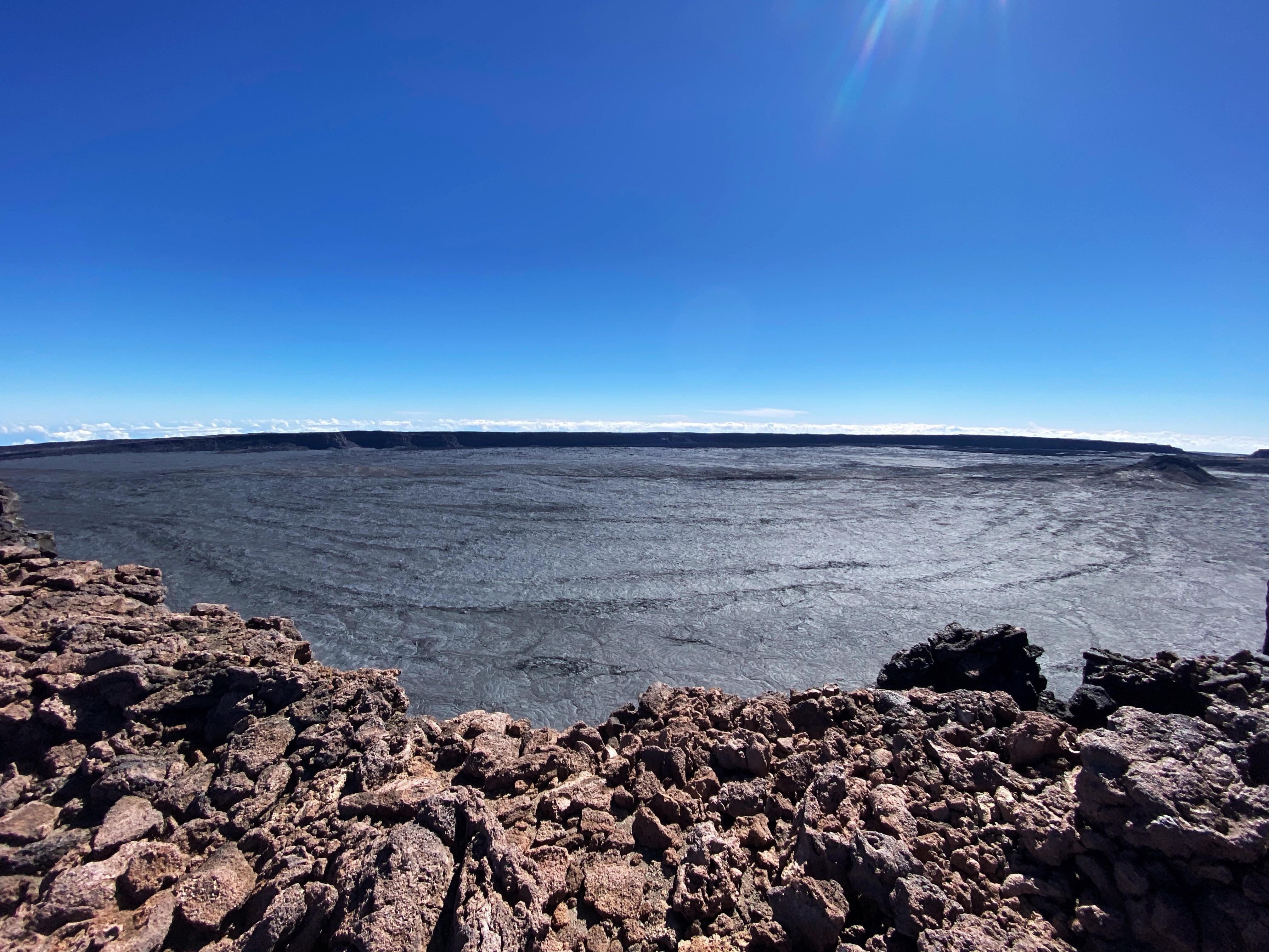 Mauna Loa Summit Hike, Hawaii. Today, 39 degrees at the trail head and