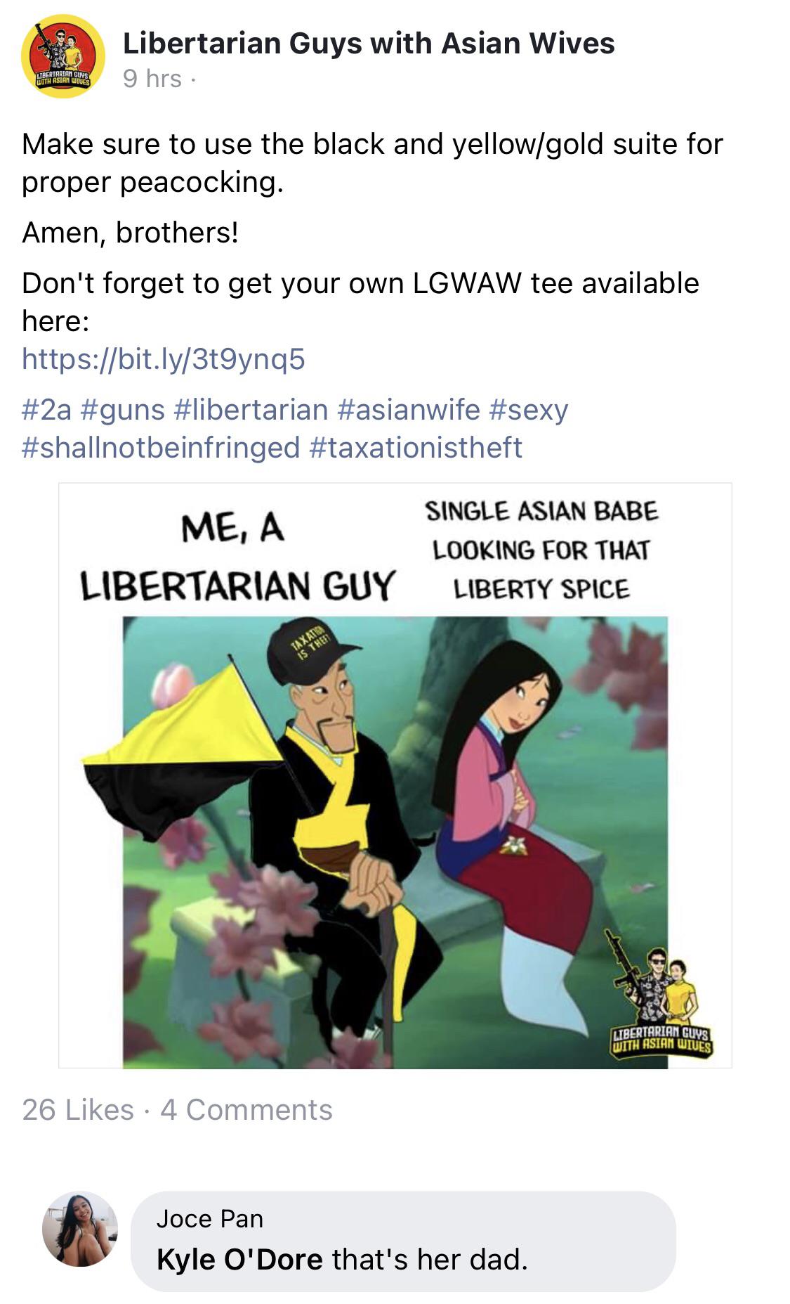 What the heck is “Libertarian Guys With Asian Wives