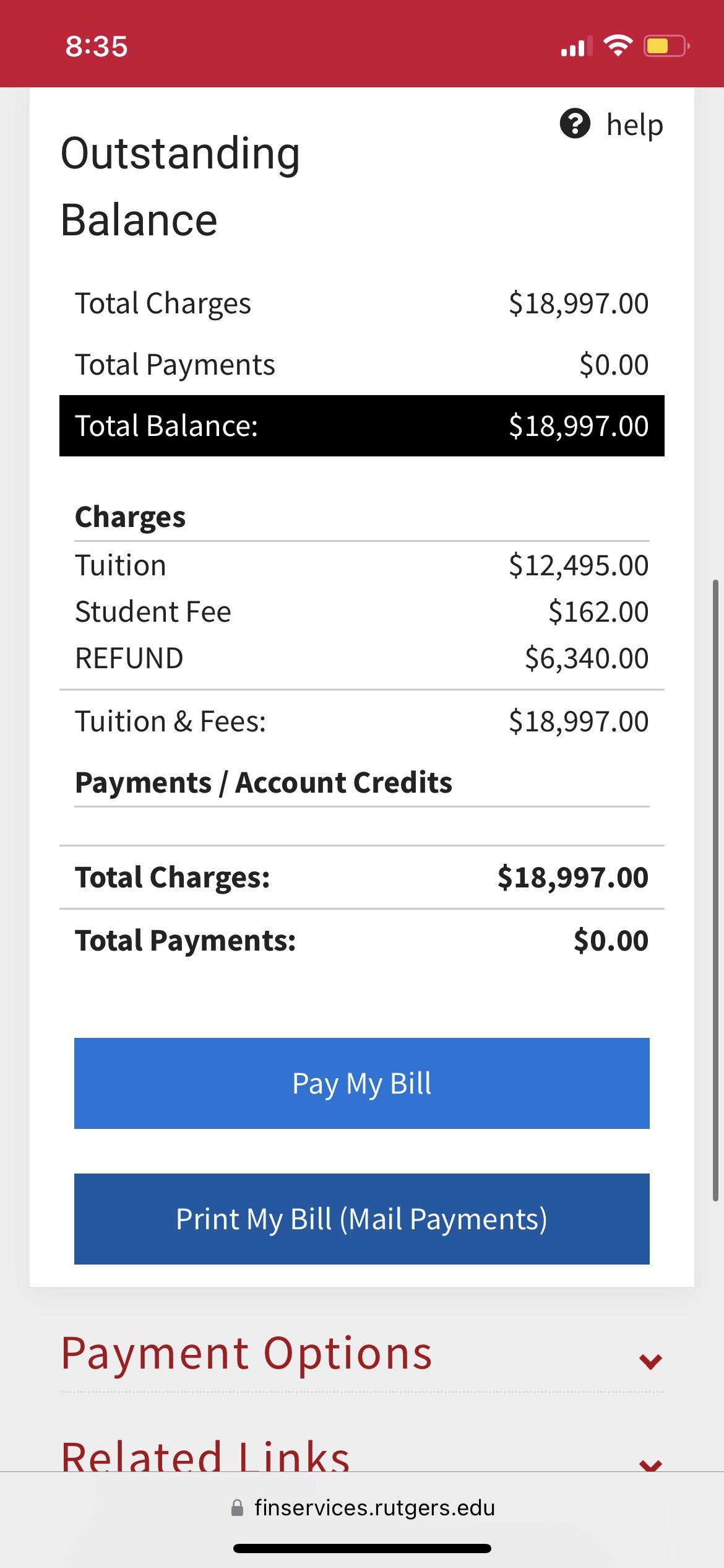 Has anyone been able to pay their summer 2023 term bill yet? r/rutgers
