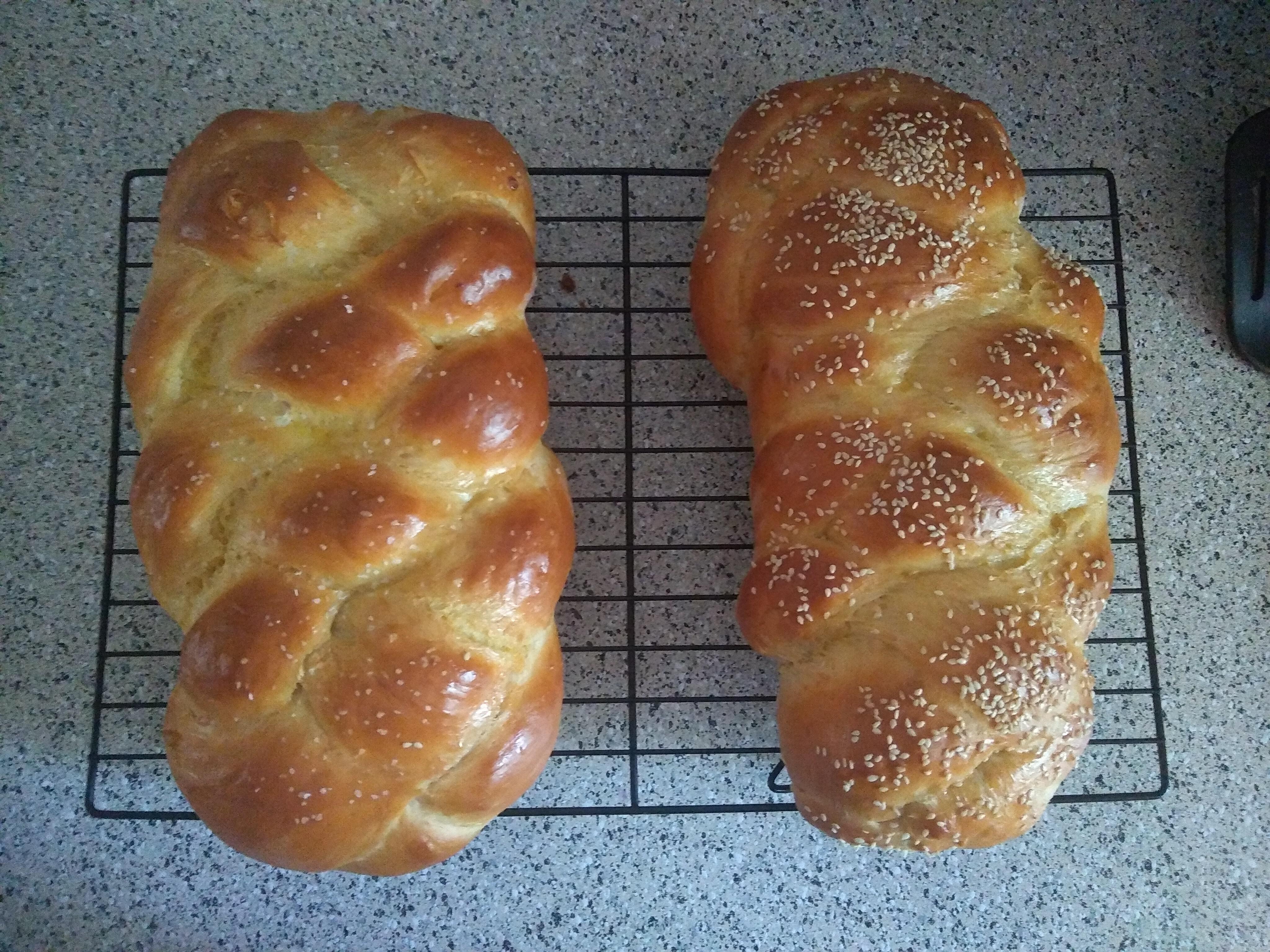 Finally got my challah right! Took all day yesterday, but they're