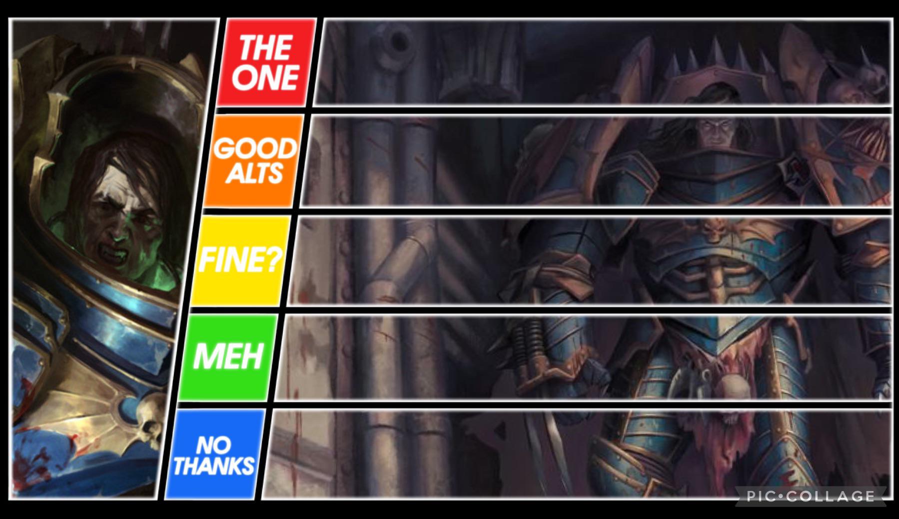 Primarch Day 7. Vth konrad Curze Tier list r/DeathBattleMatchups