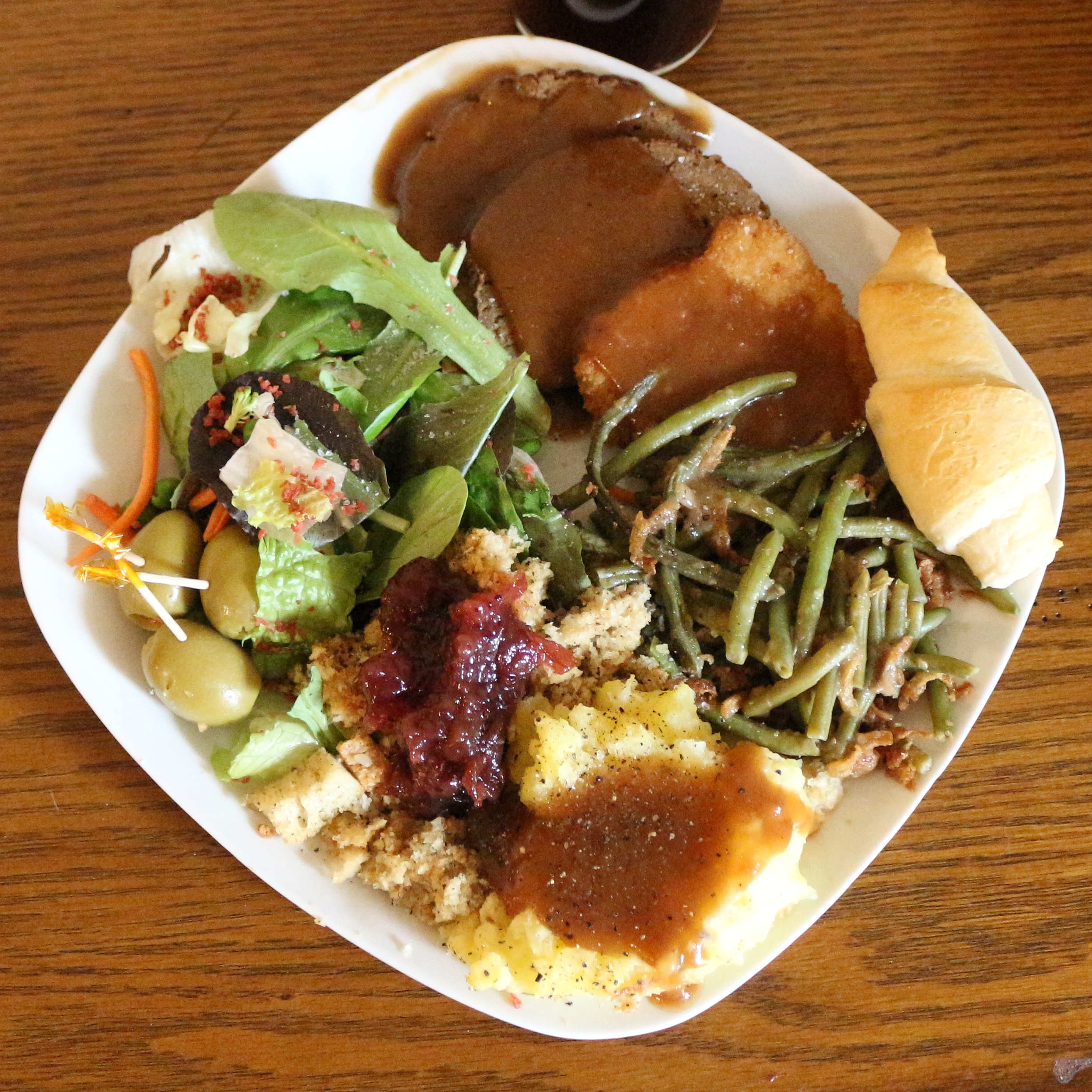 Field Roast Celebration Roast AND Gardein turkey cutlets. Vegan