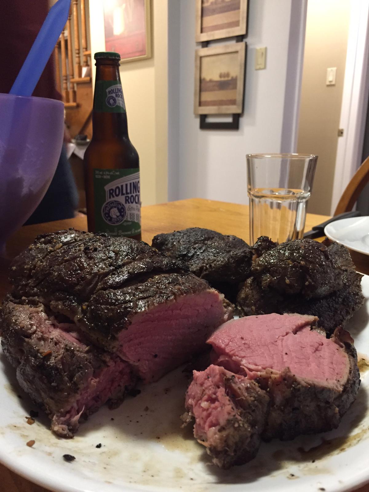 Today was amazing Beef Tenderloin r/steak