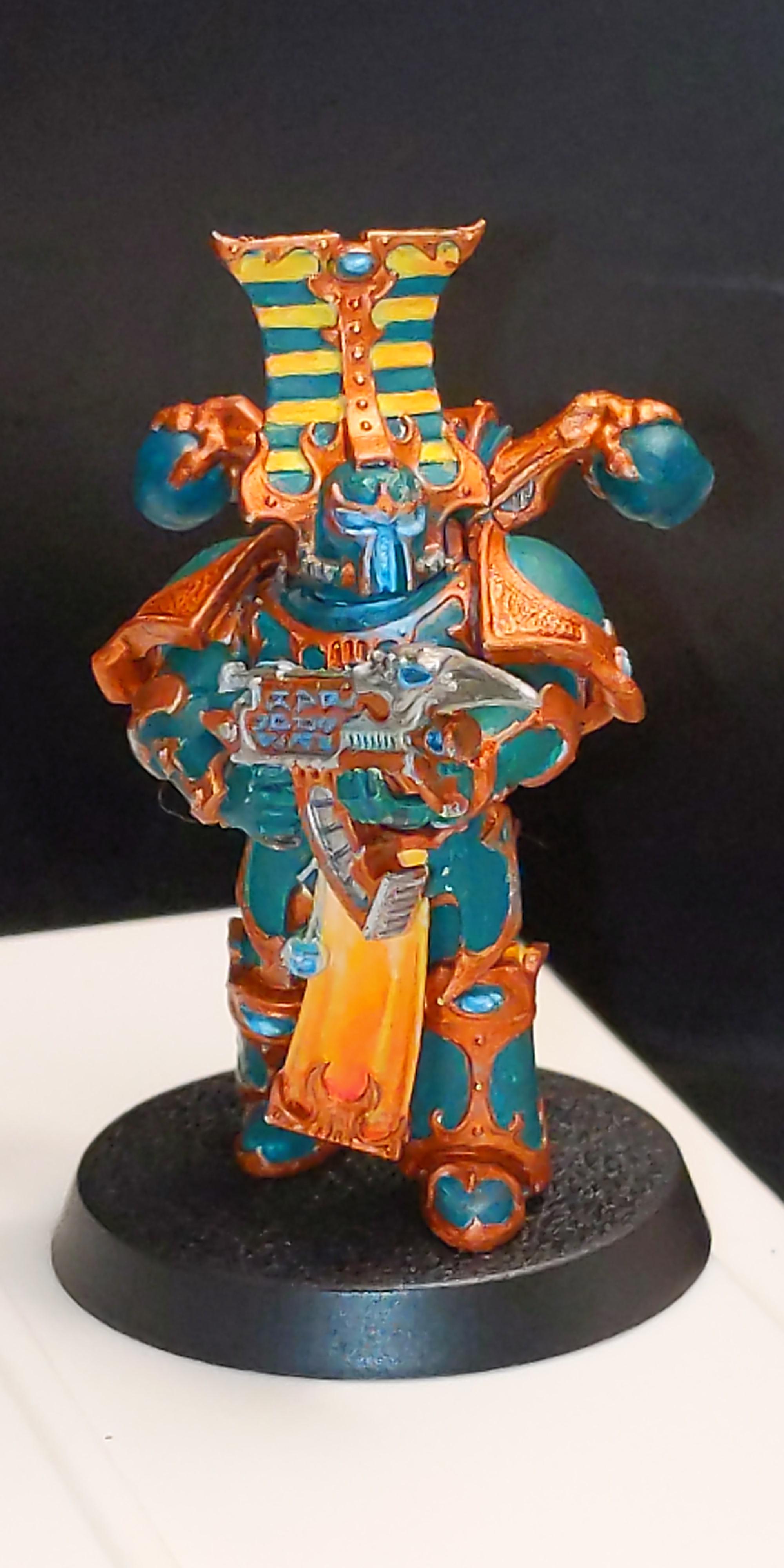 Color scheme test for Thousand Sons r/killteam