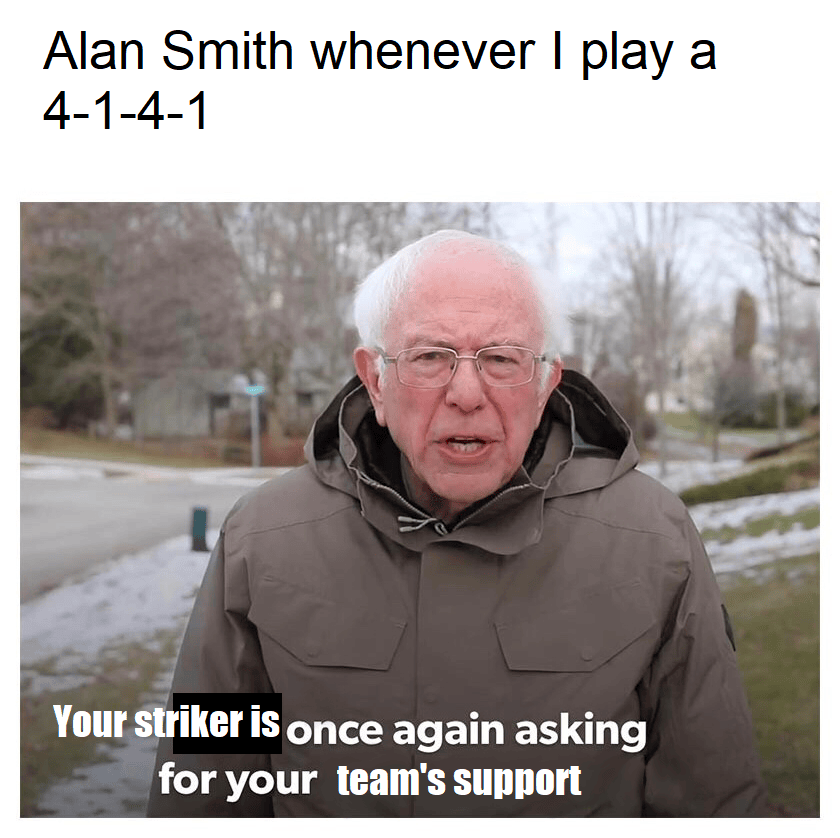 He's a lonely man upfront FifaCareers