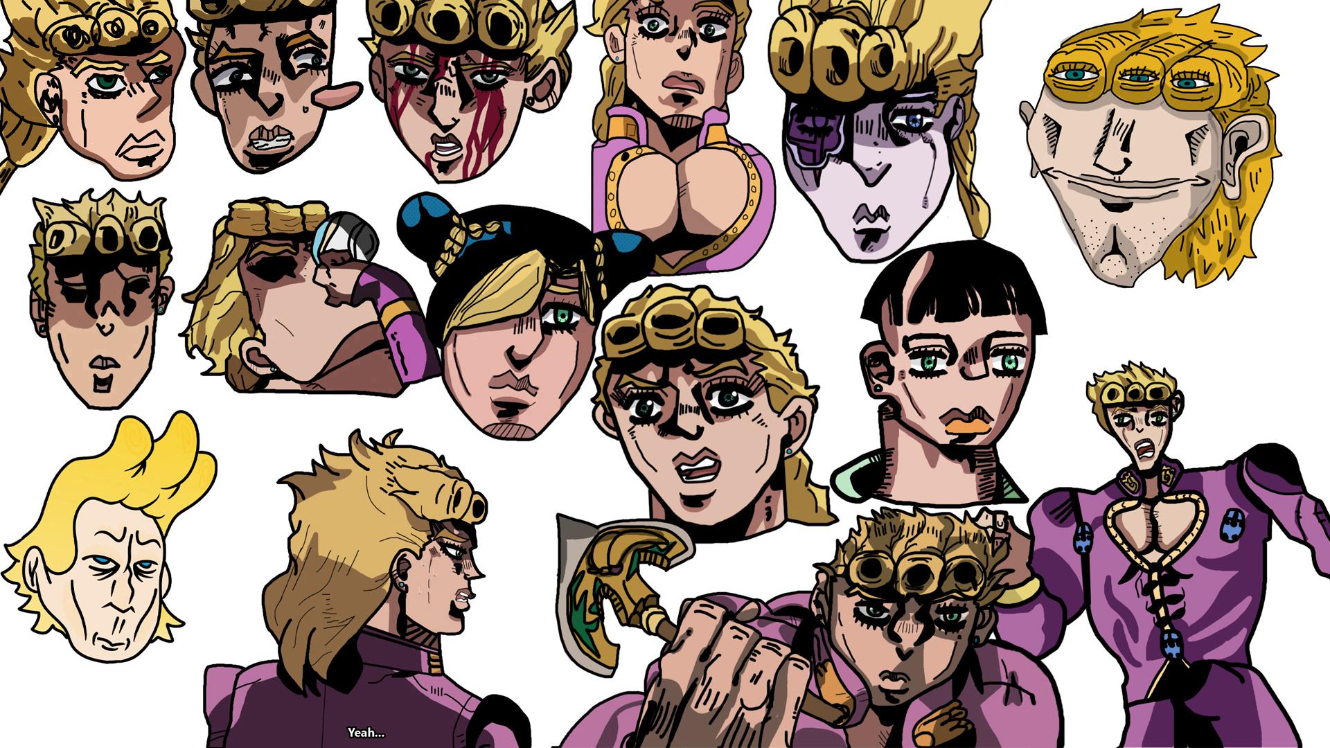 Adding a shitty giorno everyday until stone ocean anime is
