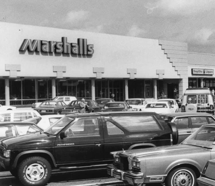 Marshall’s and a ShopRite liquor store East Brunswick, NJ. Summer